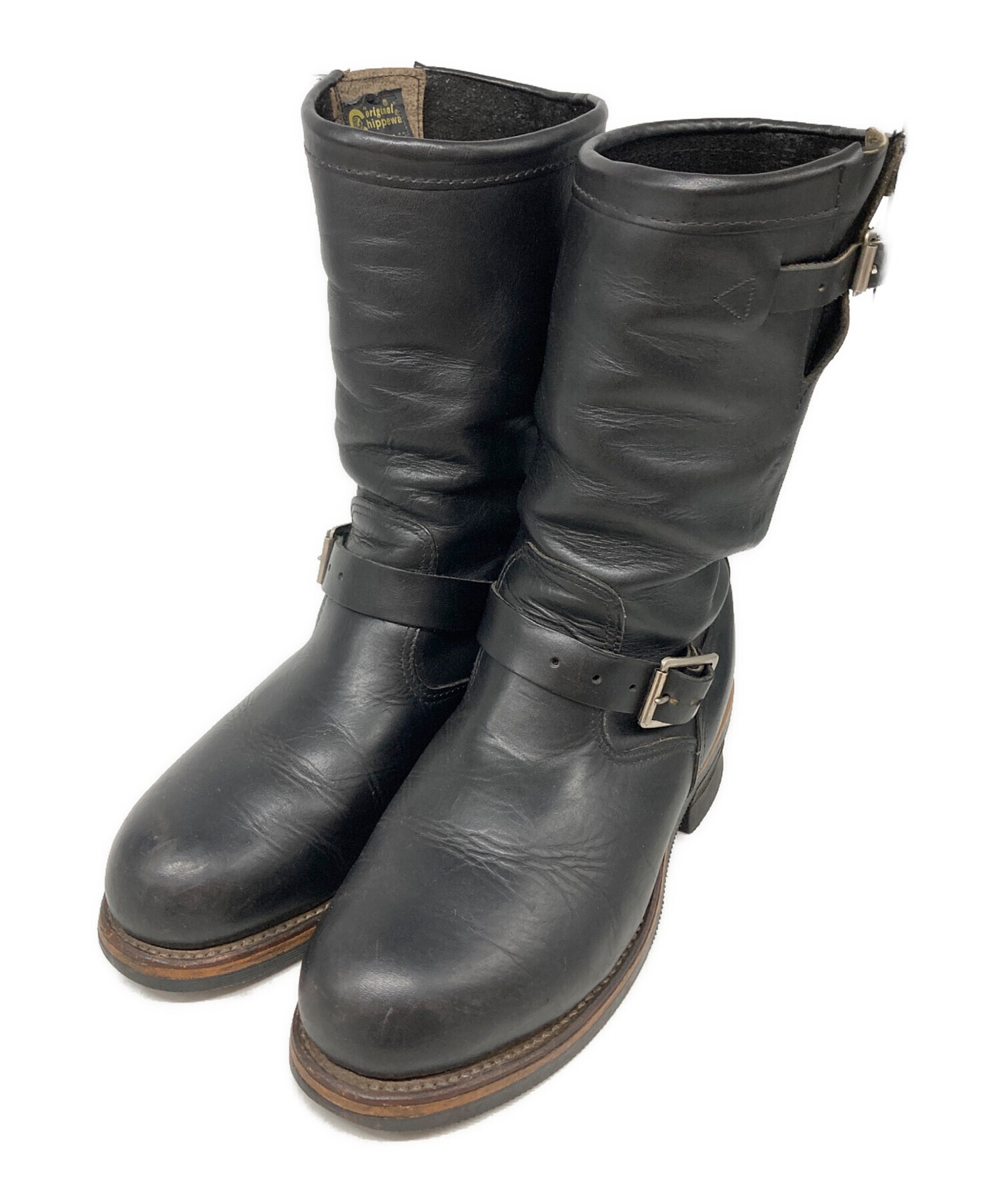 中古・古着通販】CHIPPEWA (チペワ) エンジニアブーツ ブラック サイズ