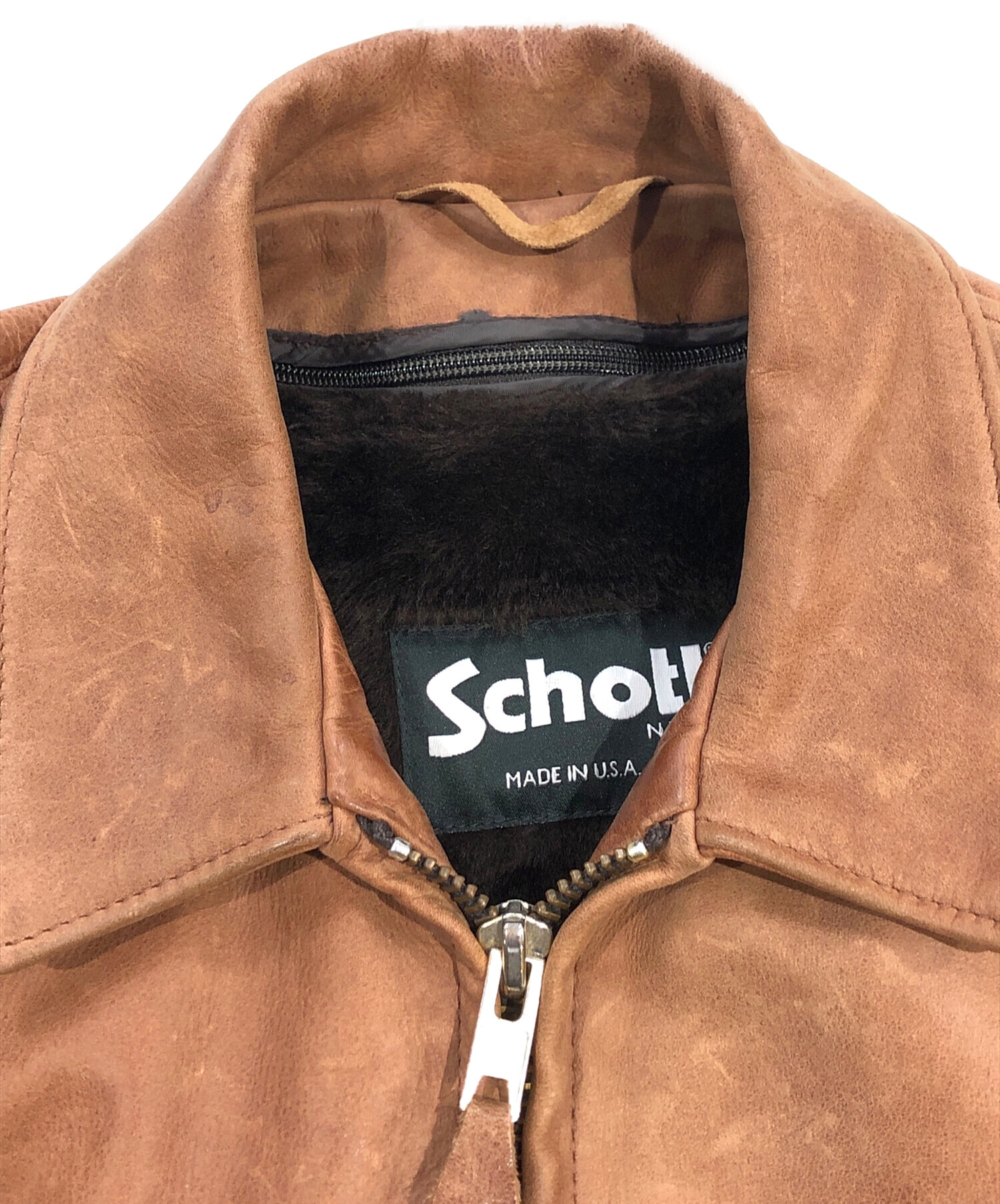 中古・古着通販】Schott (ショット) 643 シングルライダースジャケット