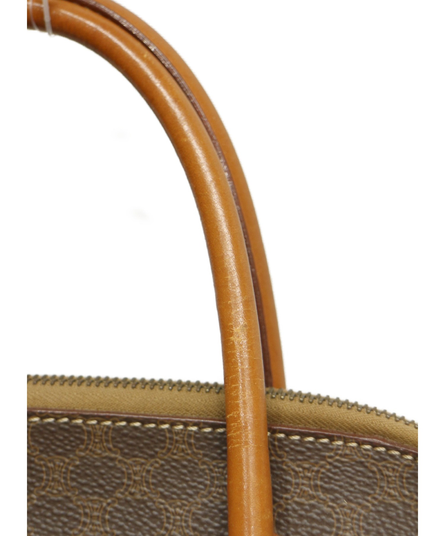 CELINE セリーヌ ハンドバッグ マカダム柄 ブラウン レザー M95 楽天市場】CELINE【セリーヌ】M95 マカダム柄 ハンドバッグ ブラウン系