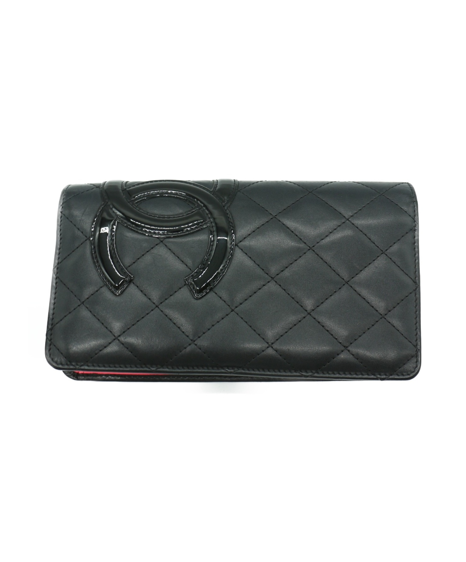 中古・古着通販】CHANEL (シャネル) キルティングロングウォレット  