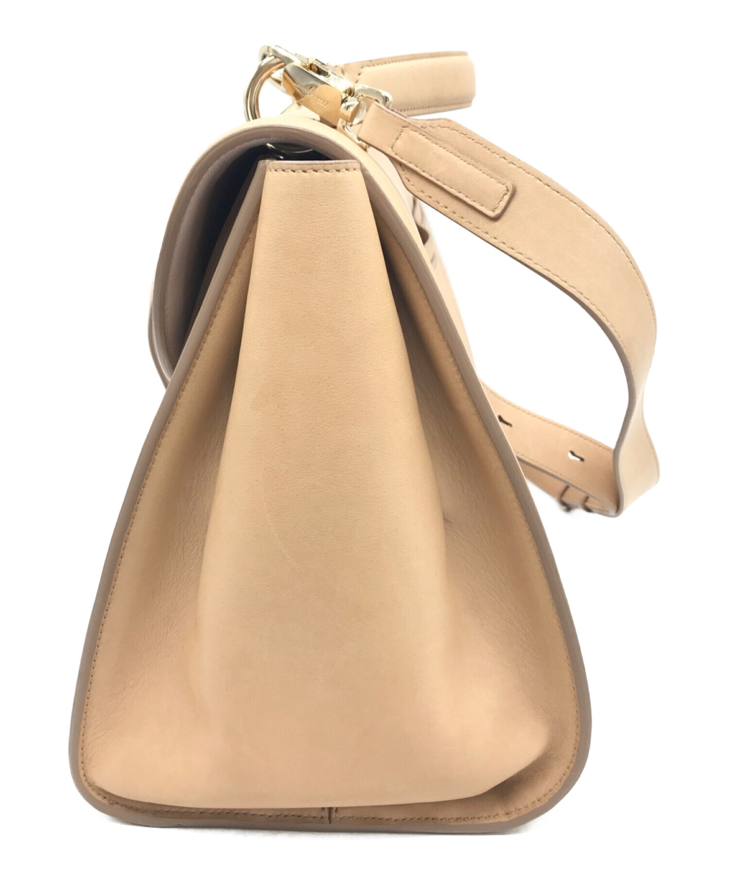 美品 フェラガモ ソフィア 2way ショルダーバッグ ブロンズ金具