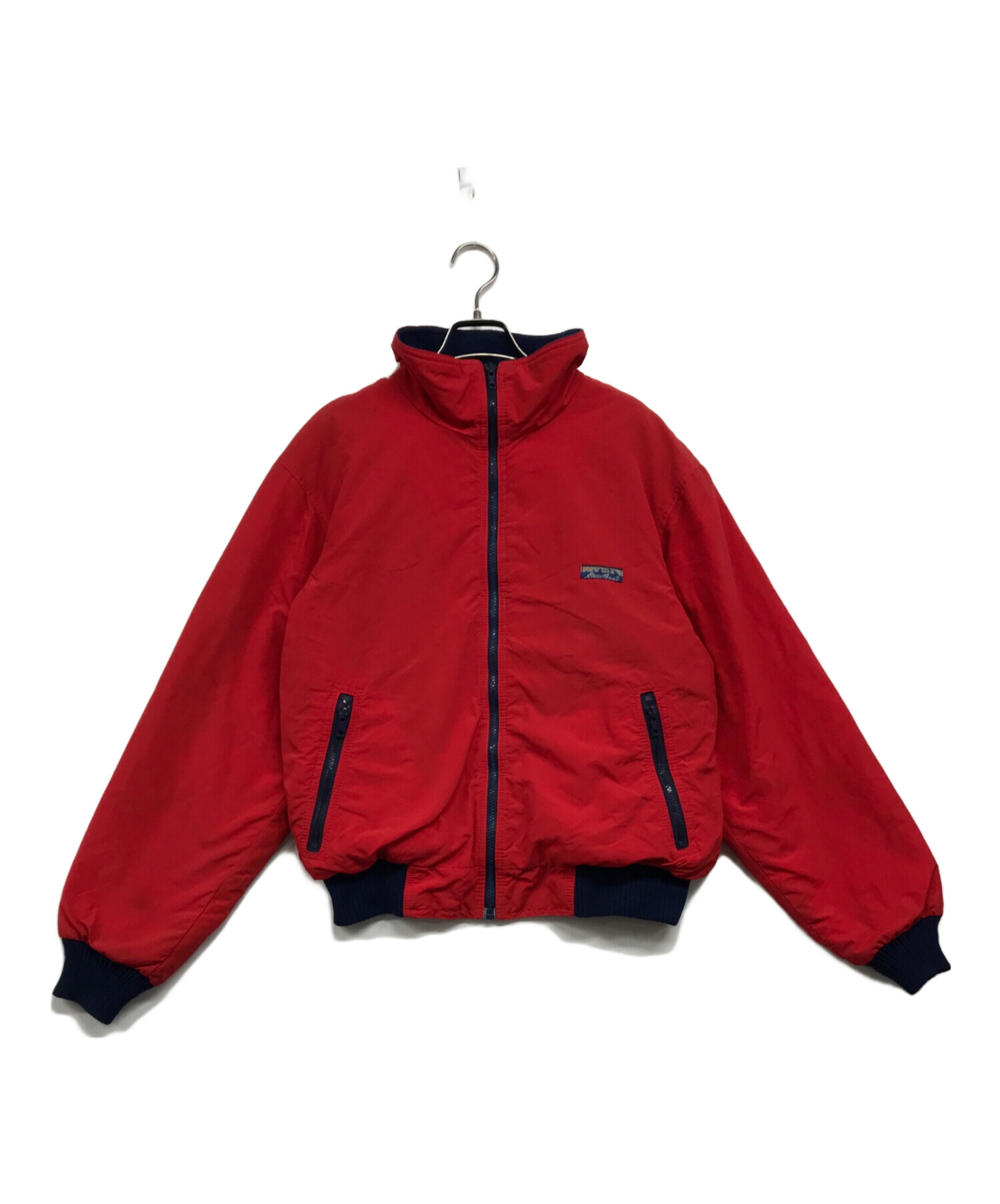 80s-90s Eddie Bauer コットン　ブルゾン　ジャケット red 中古・古着通販】Eddie Bauer (エディーバウアー) 80年後期