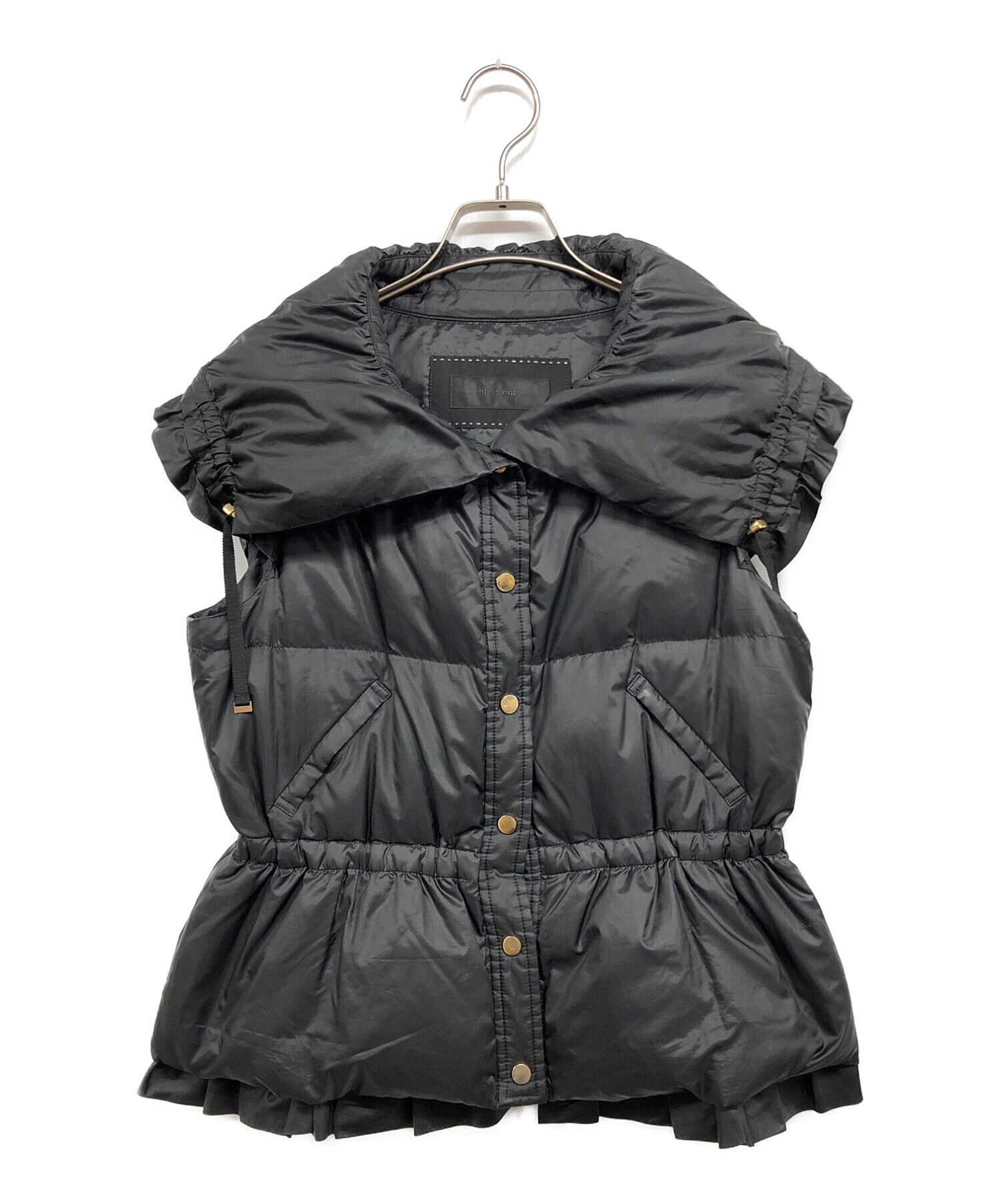 TO BE CHIC フリル ダウンベスト 42 【公式通販】