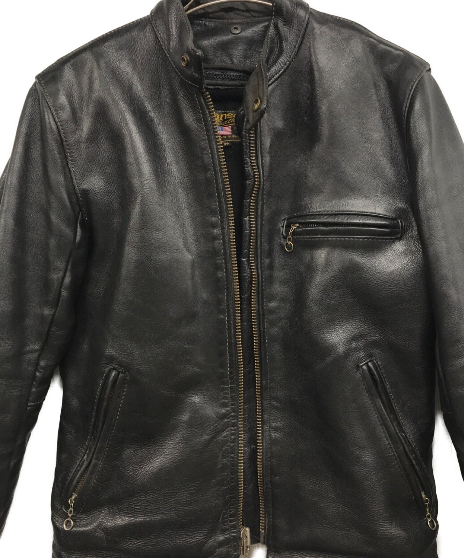 Vanson 38 シングルライダースライナー付き