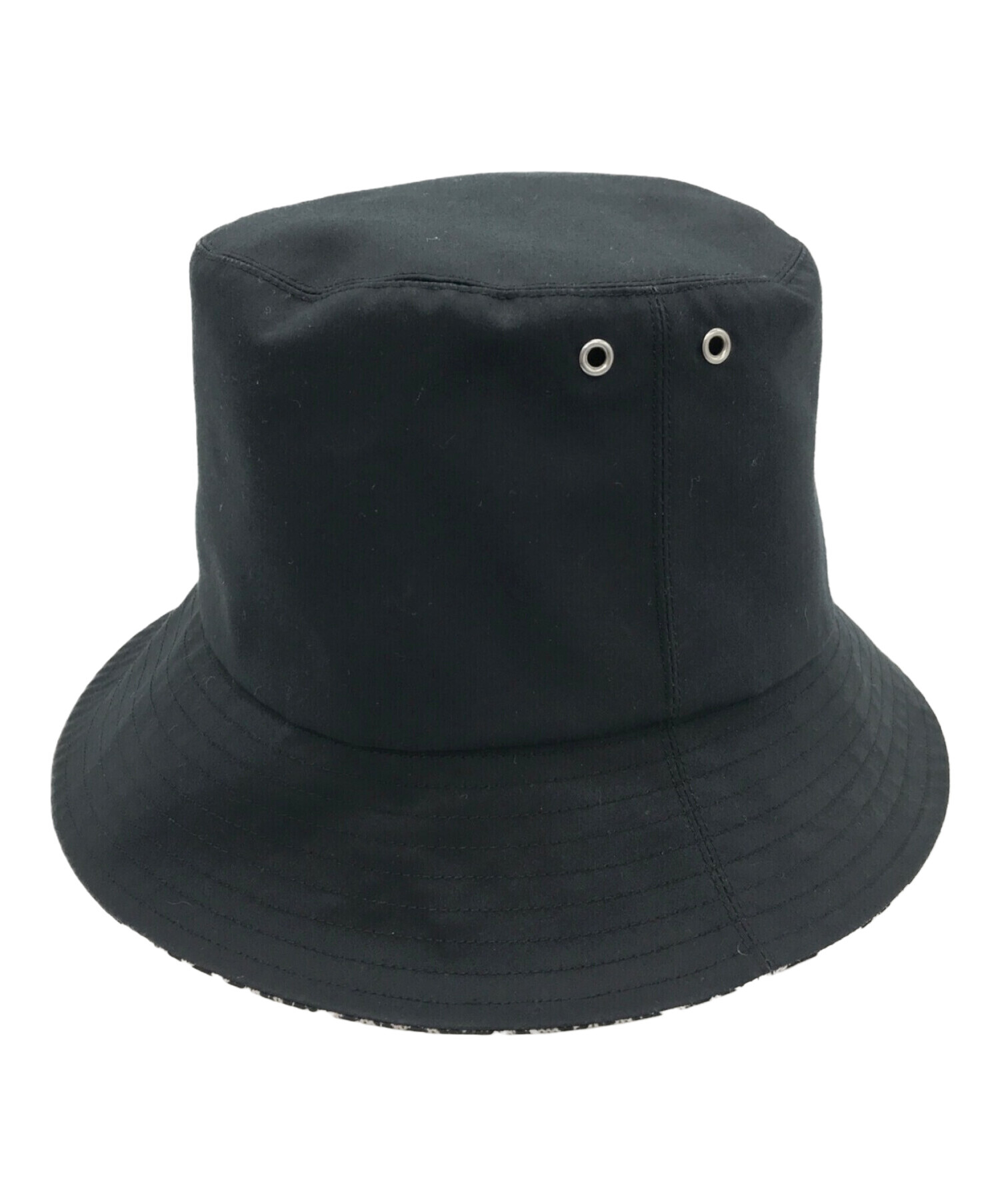 Dior Teddy-D ボブハット　バケハ　帽子　ブラック　ディオール 中古・古着通販】Christian Dior (クリスチャン ディオール) TEDDY-D