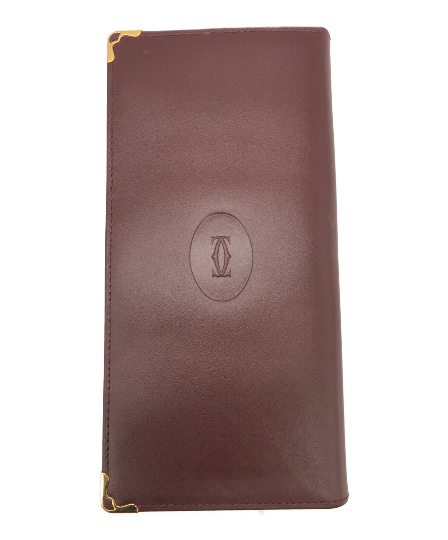 カルティエ☆長財布☆ボルドー☆未使用品　デッドストック品☆Cartier☆ 中古・古着通販】Cartier (カルティエ) 長財布 ボルドー｜ブランド