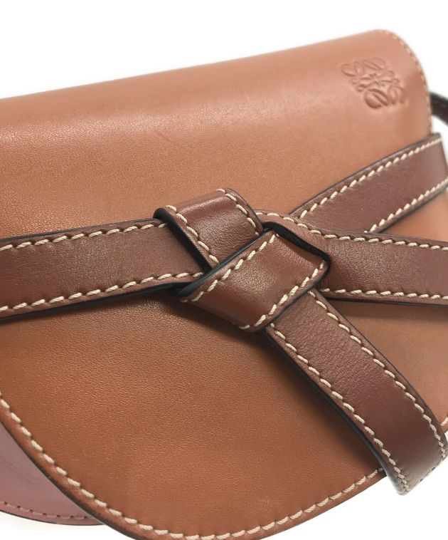 中古・古着通販】LOEWE (ロエベ) GATE MINI タン×ミディアム