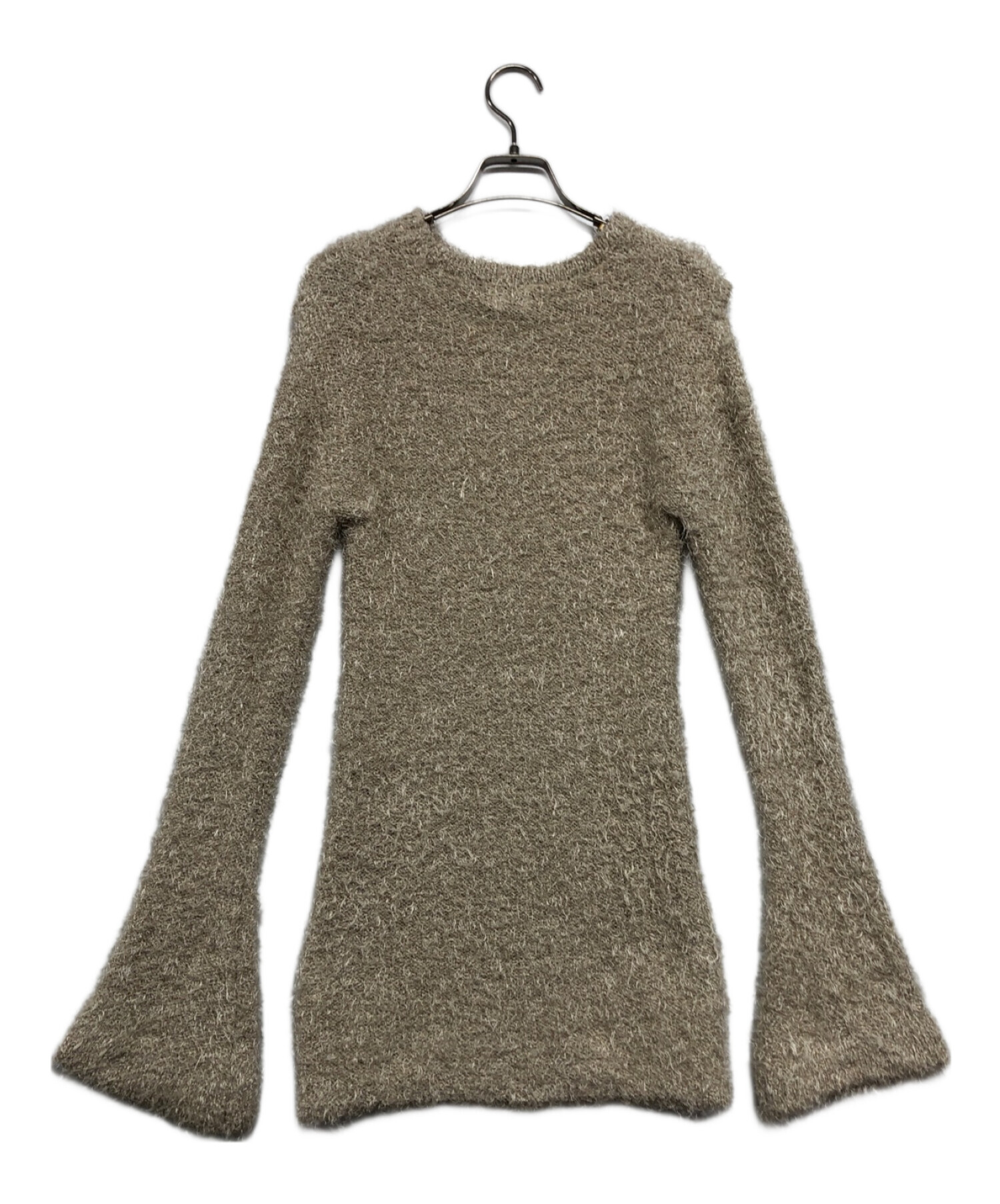 中古・古着通販】mediam (ミディアム) Fringe slit pullover