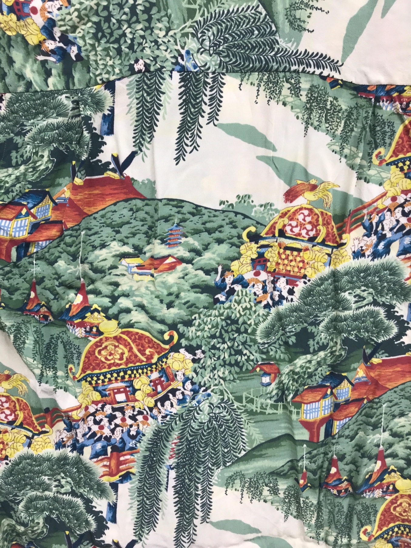 中古・古着通販】Sun Surf (サンサーフ) アロハシャツ グリーン サイズ 
