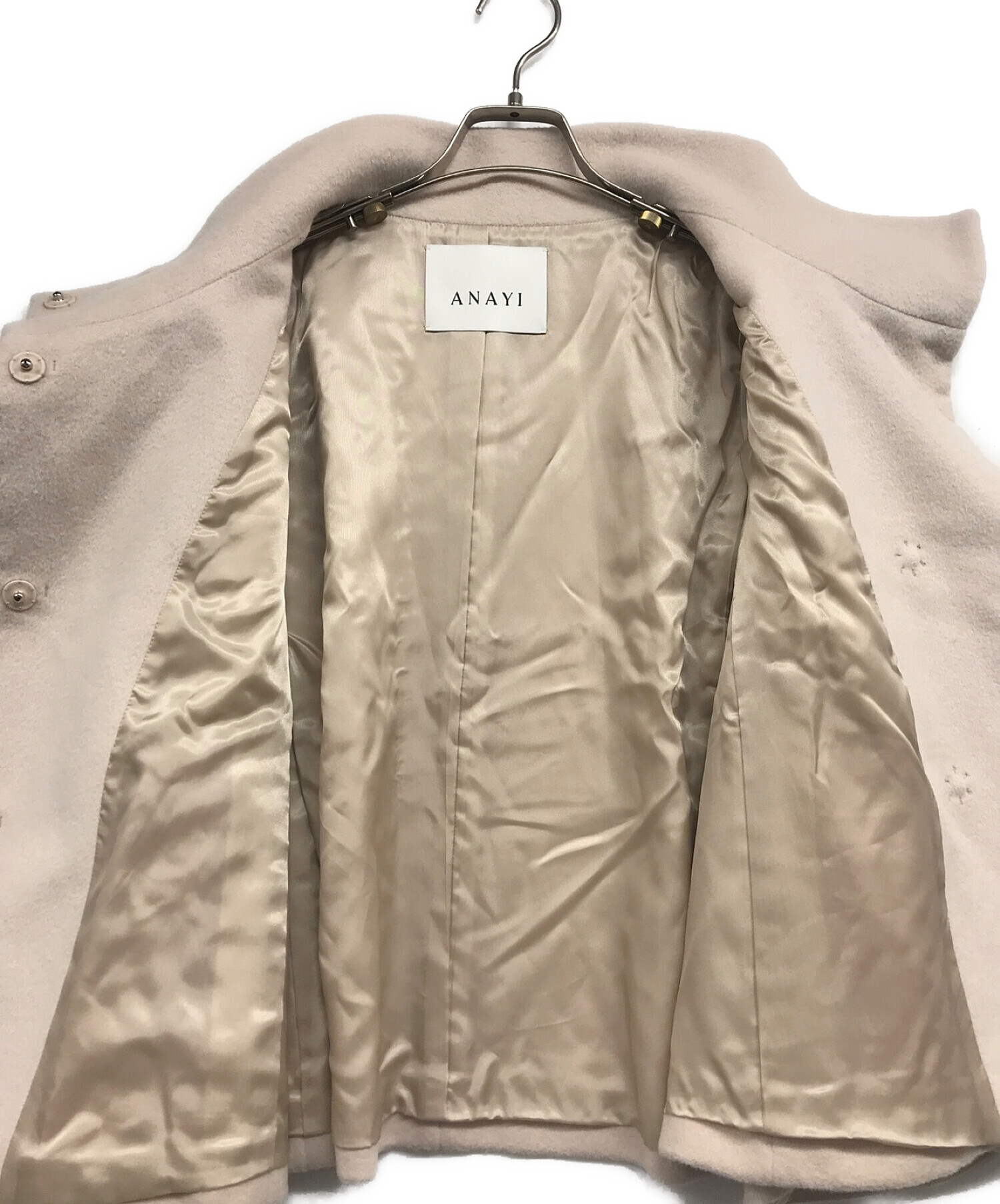 中古・古着通販】ANAYI (アナイ) アンゴラビーバー ショートコート