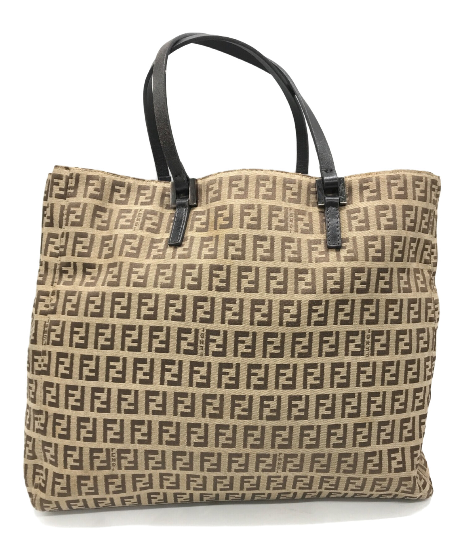 中古・古着通販】FENDI (フェンディ) ズッキーノトートバッグ ブラウン  