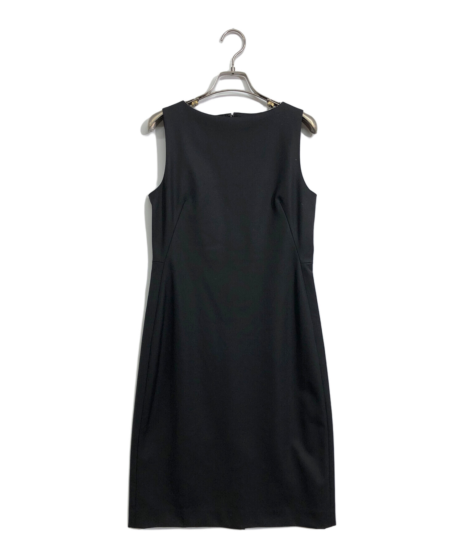 セオリー】ワンピースドレス 黒BK ノースリーブ ひざ下丈 BETTY 定番  