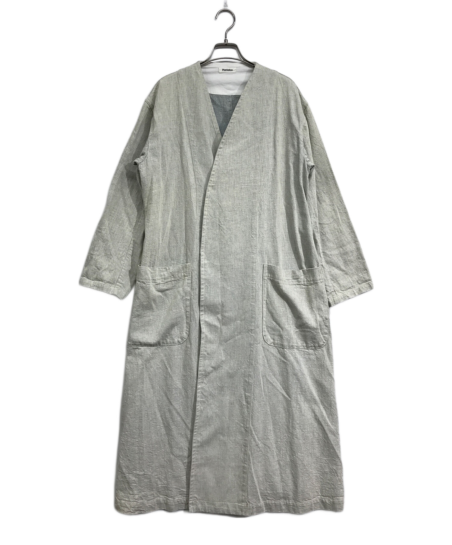 未使用品 plantation ナイロン コート フード 軽量 プランテーション plantationプランテーション ナイロンタフタ コート | BLOGIG