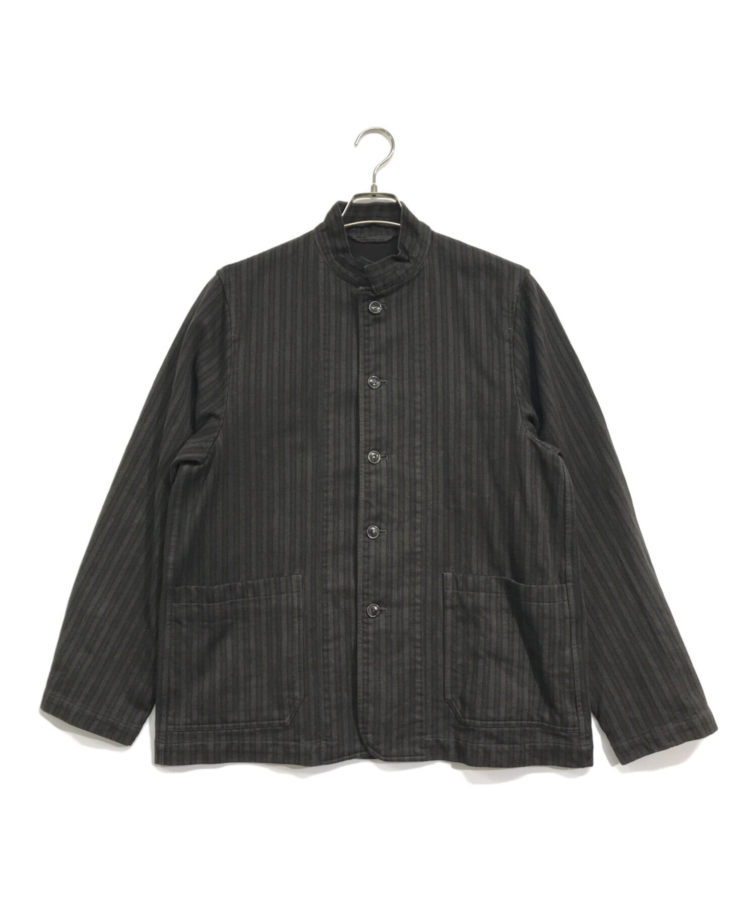 CONFECT ピケストライプ オーバーダイ カバーオール【美品】 中古・古着通販】CONFECT (コンフェクト) ピケストライプ オーバーダイ