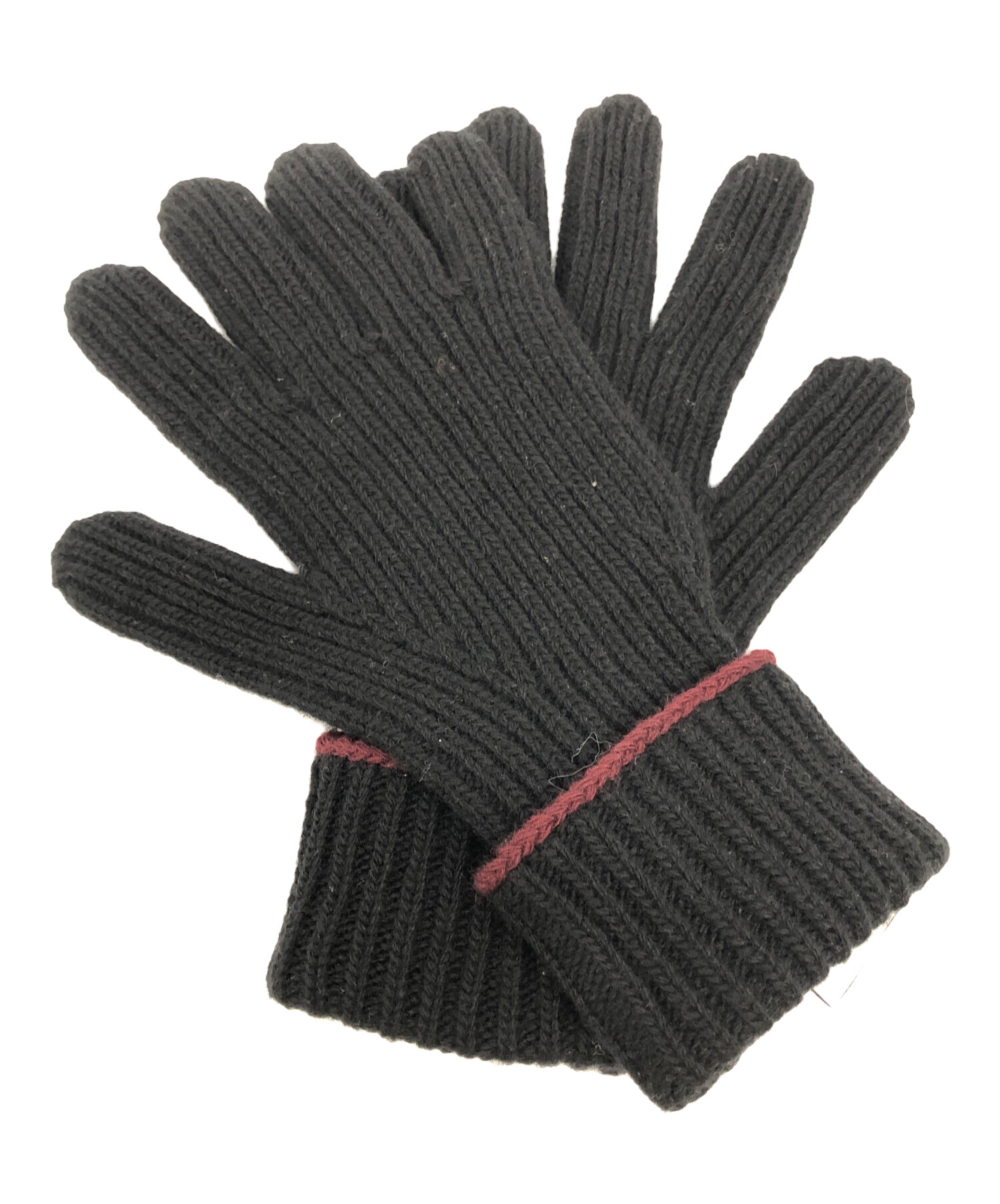 中古・古着通販】LOEWE (ロエベ) アナグラムロゴ グローブ ブラック