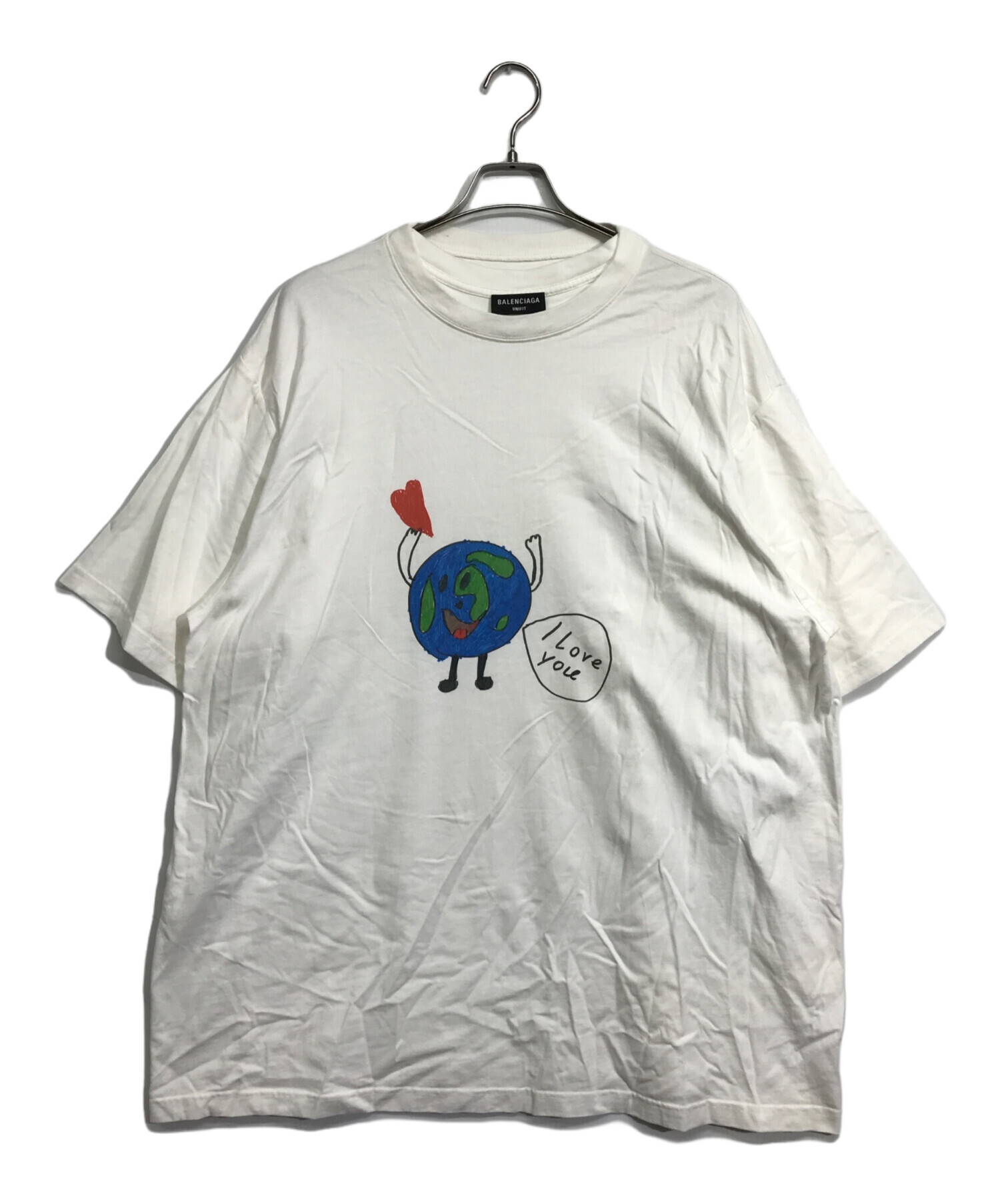中古・古着通販】BALENCIAGA (バレンシアガ) プラネットプリントダブル