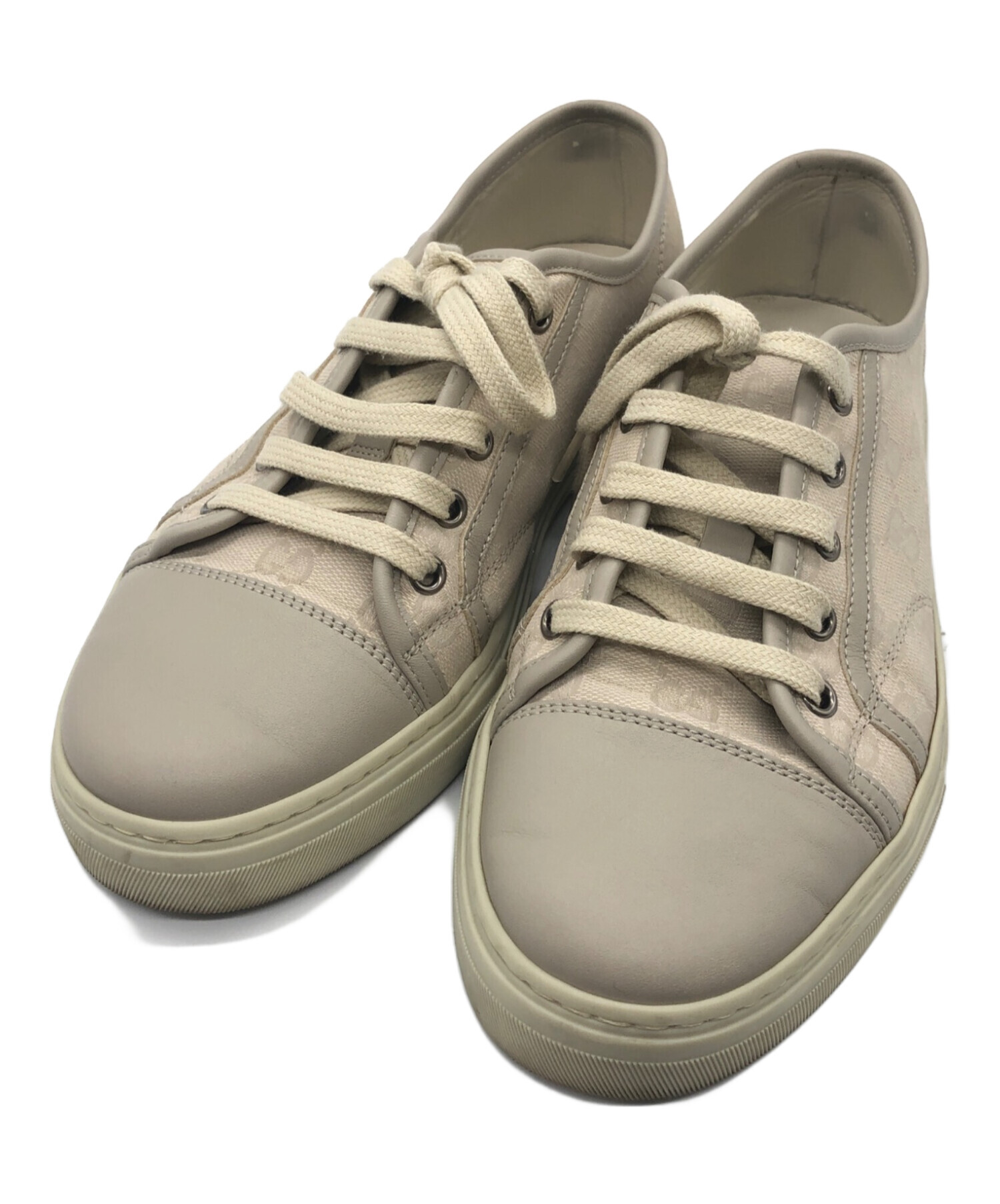 GUCCI ベージュ グレー スニーカー グッチ GUCCI スニーカー ベージュ