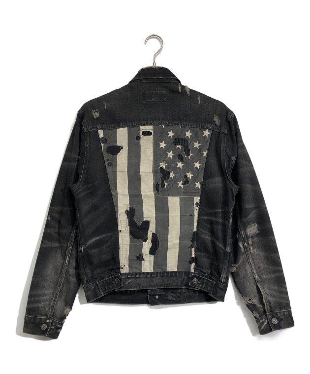 デニムアンドサプライ　 ラルフローレン　デニムジャケット　 ダメージ加工 希少】デニムアンドサプライ ラルフローレン デニムジャケット