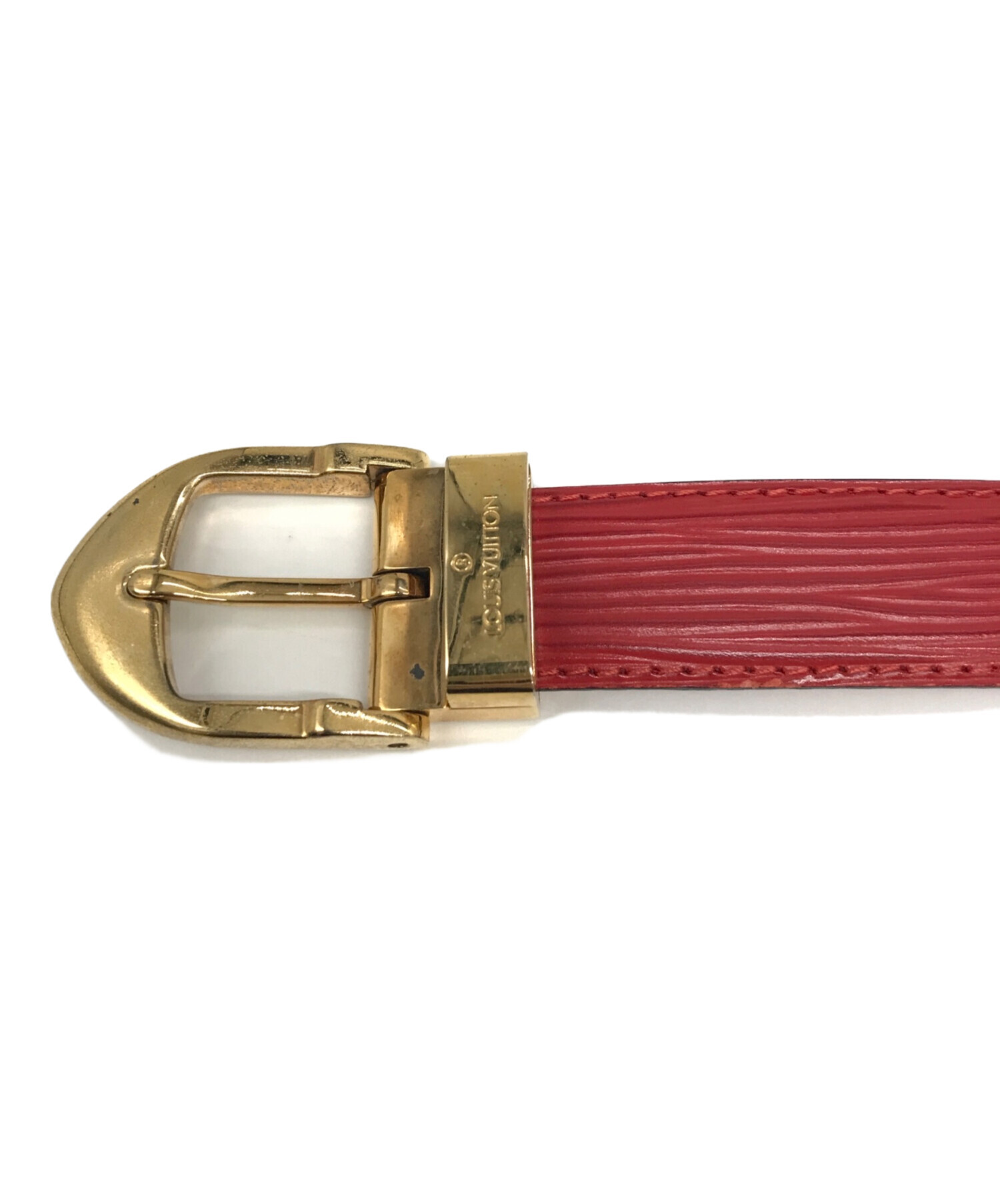 未使用holidayシーズンに！サンルイロイヤルカップレッド 中古・古着通販】LOUIS VUITTON (ルイ ヴィトン) サンチュール