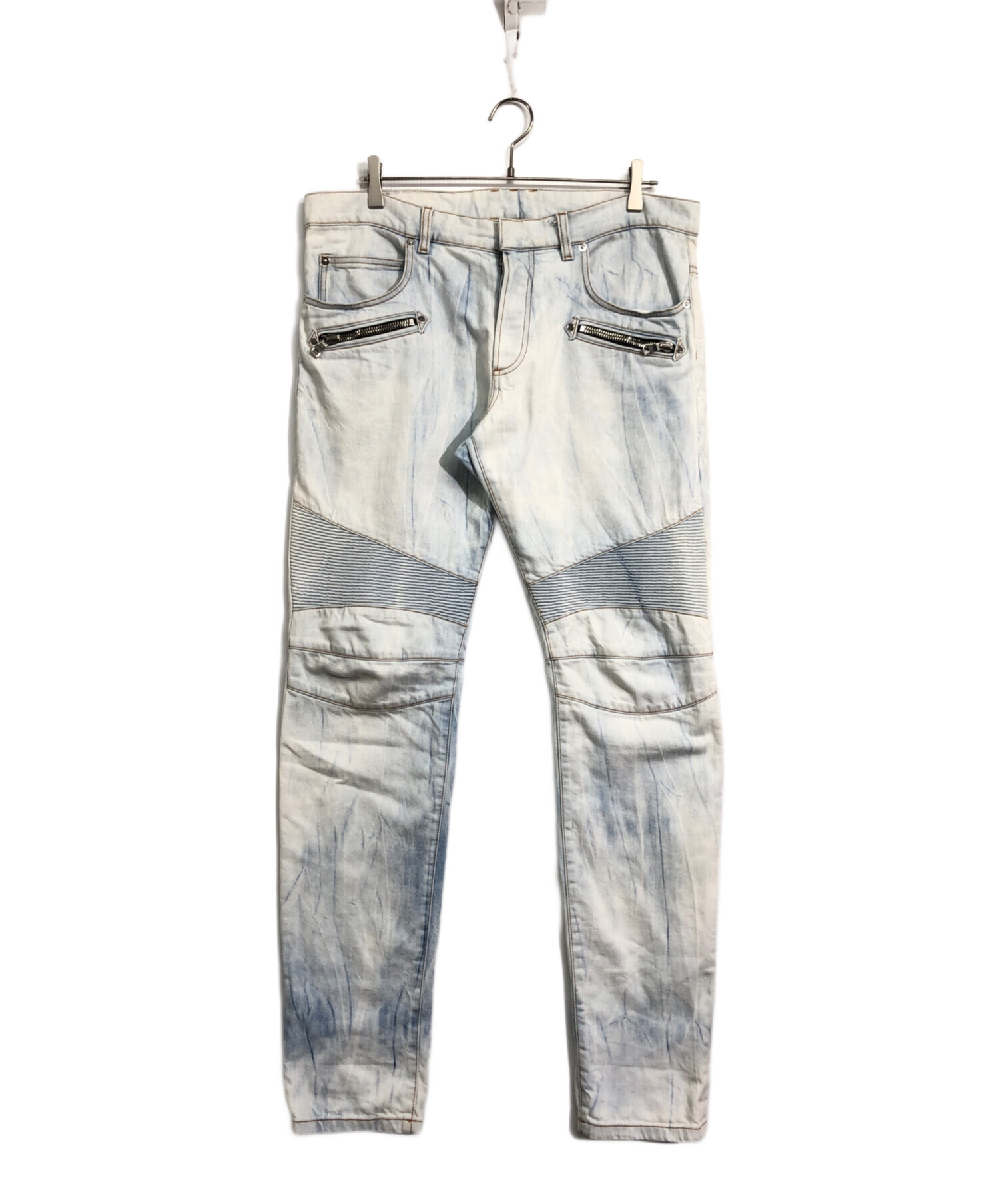 中古・古着通販】BALMAIN (バルマン) ウォッシュバイカーデニム