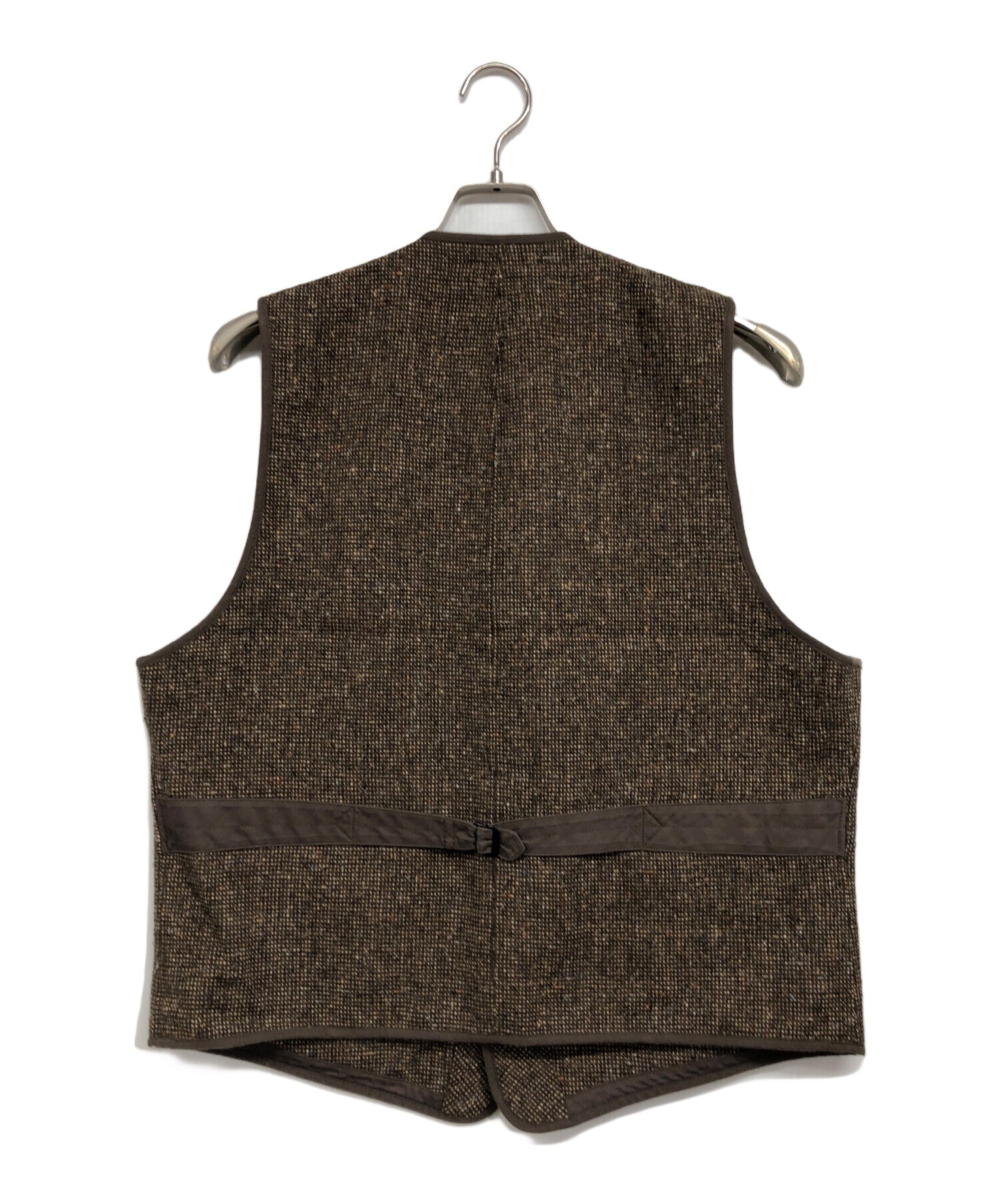 RRL ブラウンツイードベスト 中古・古着通販】RRL (ダブルアールエル) ツイードベスト