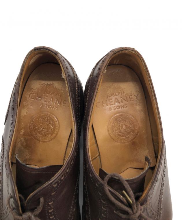 CHEANEYスエード ダークブラウン メダリオン【最終価格】 中古・古着通販】CHEANEY (チーニー) WILFRED メダリオンシューズ