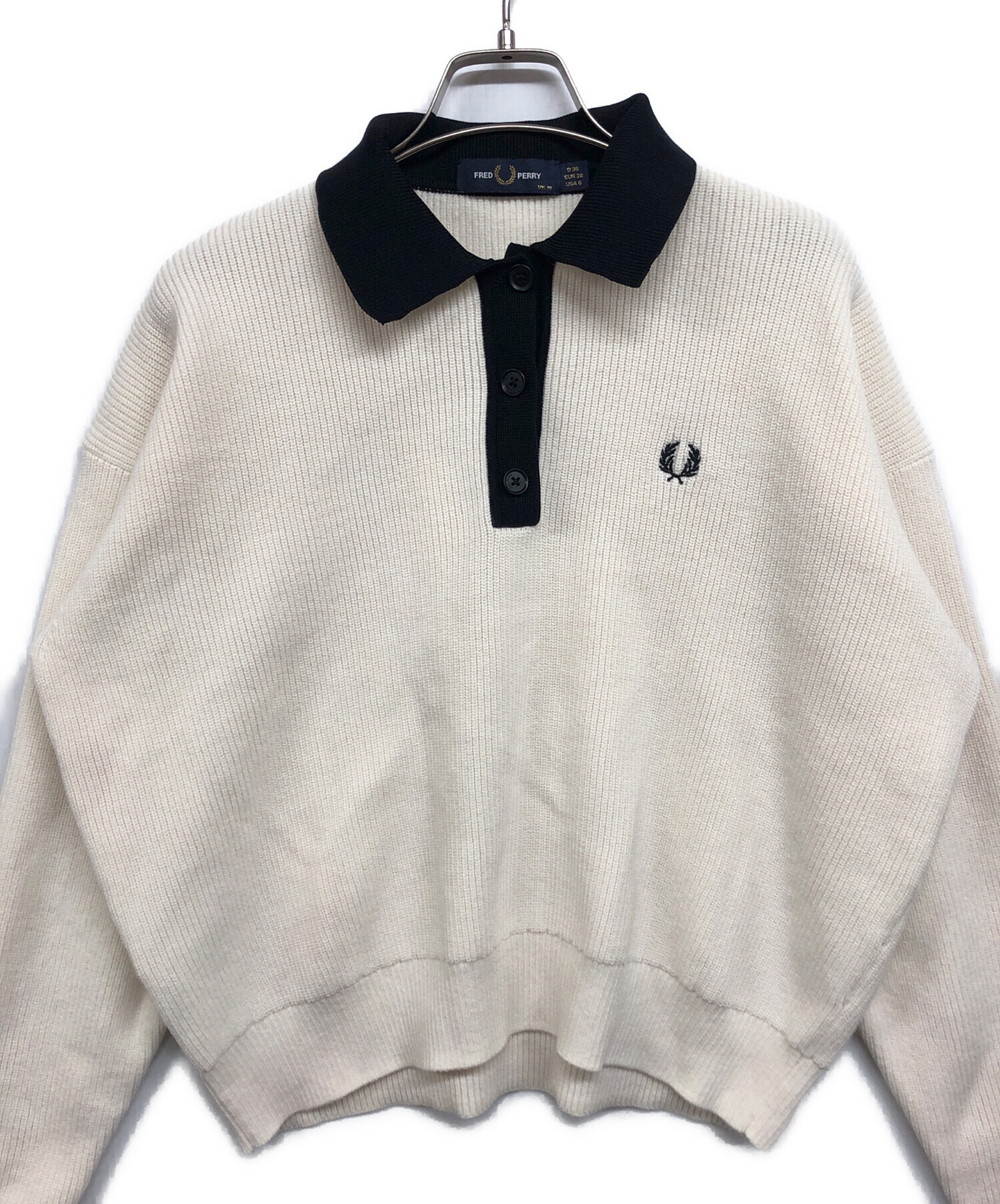 中古・古着通販】FRED PERRY (フレッドペリー) ニットポロシャツ