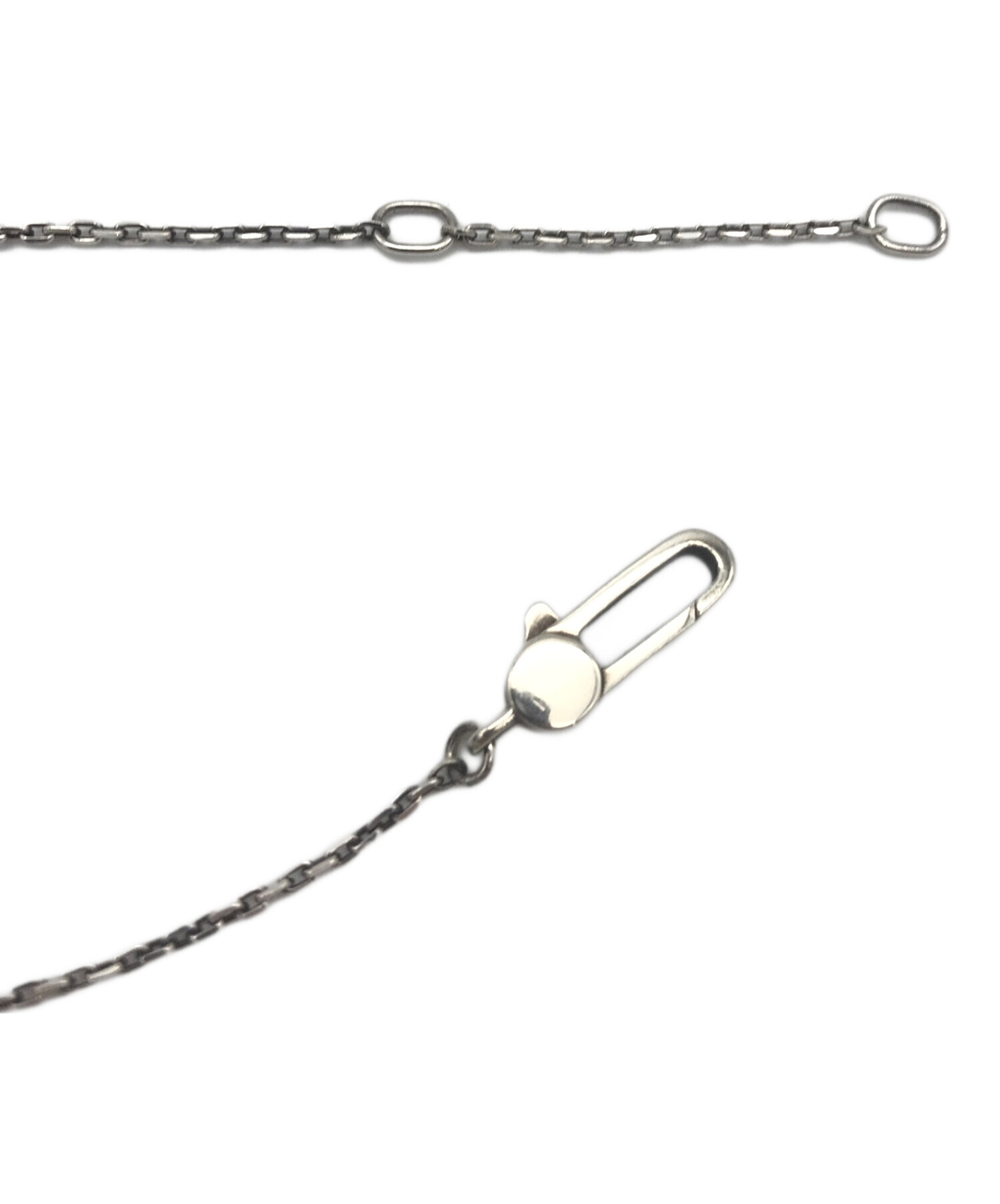 GUCCI ロゴチャーム シルバーネックレス グッチ GUCCI ネックレス TM NCKL 010595 09840 0006 ロゴ