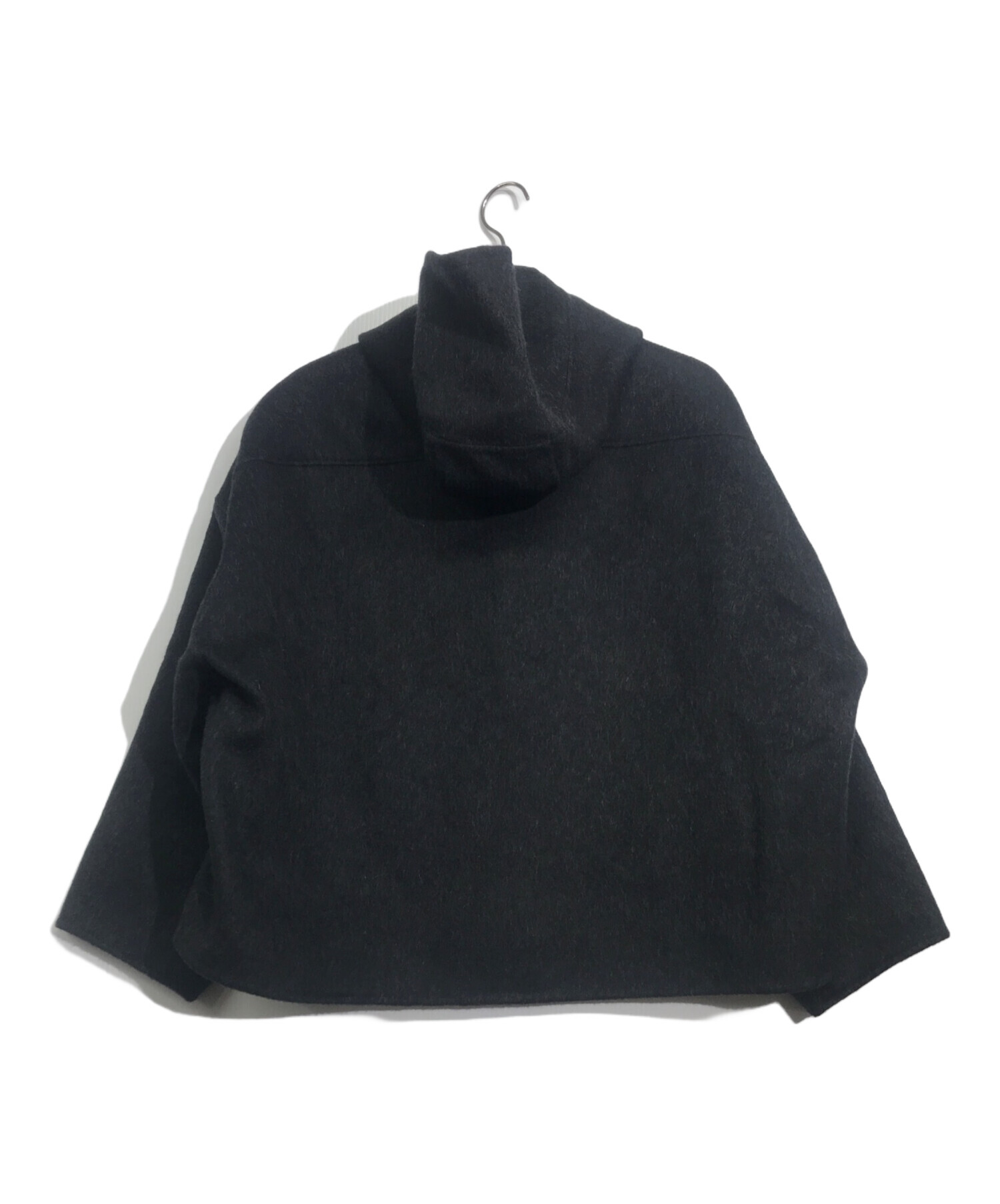 中古・古着通販】FASHIRU (ファシル) hoodie wool short coat グレー