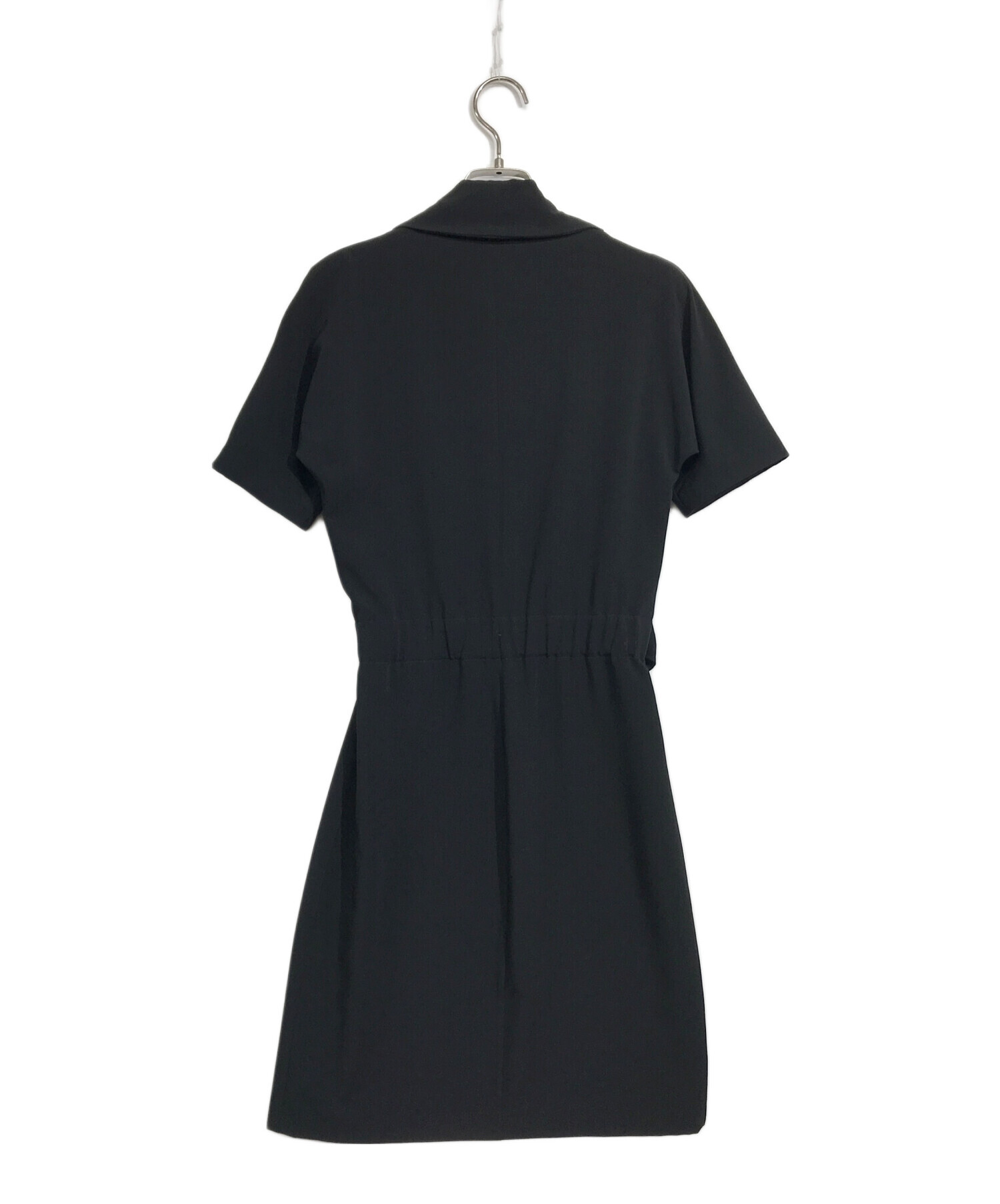 GUCCI ワンピース　ブラック 中古・古着通販】GUCCI (グッチ) ベルテッドドレスワンピース ブラック