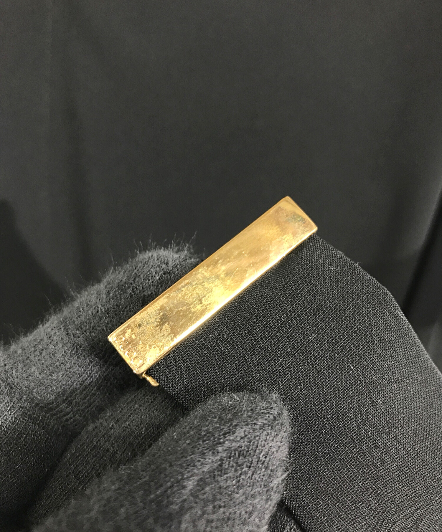 中古・古着通販】GUCCI (グッチ) ベルテッドドレスワンピース ブラック