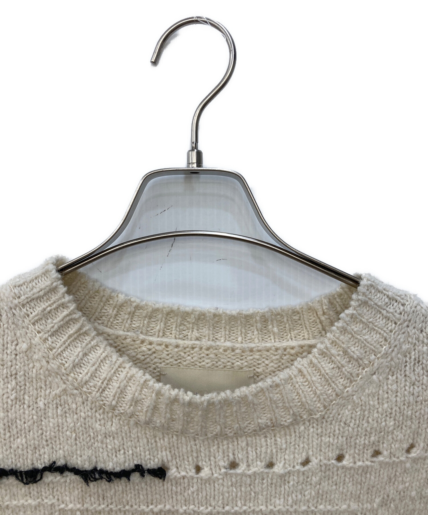 中古・古着通販】YOKE (ヨーク) CONTINUOUS LINE EMBROIDERY SWEATER 