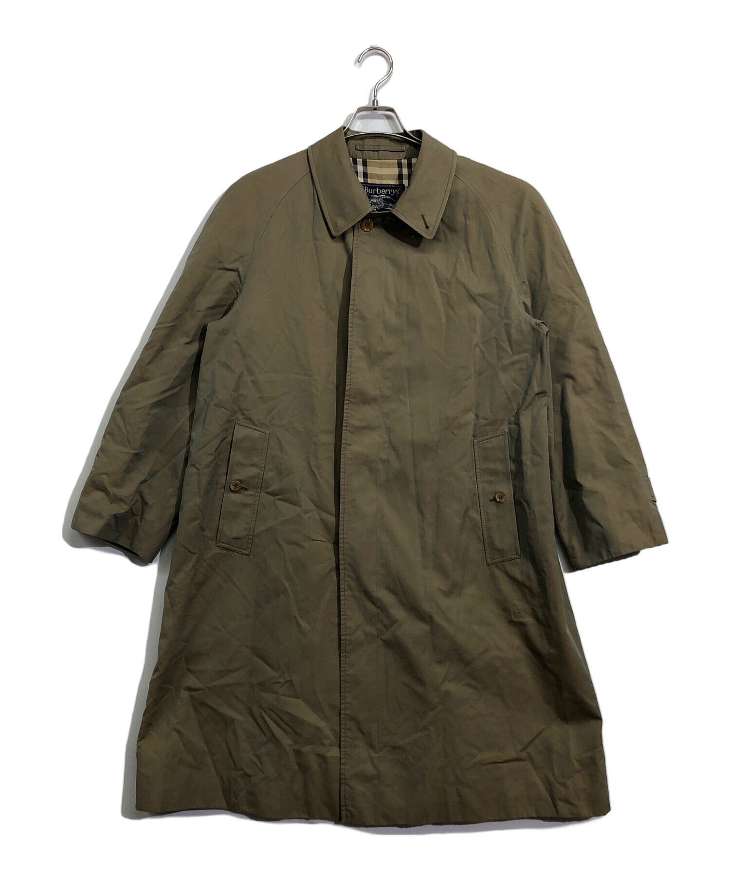 ◇古着 80年代 バーバリー Burberry's 玉虫カラー トレンチコート 中古