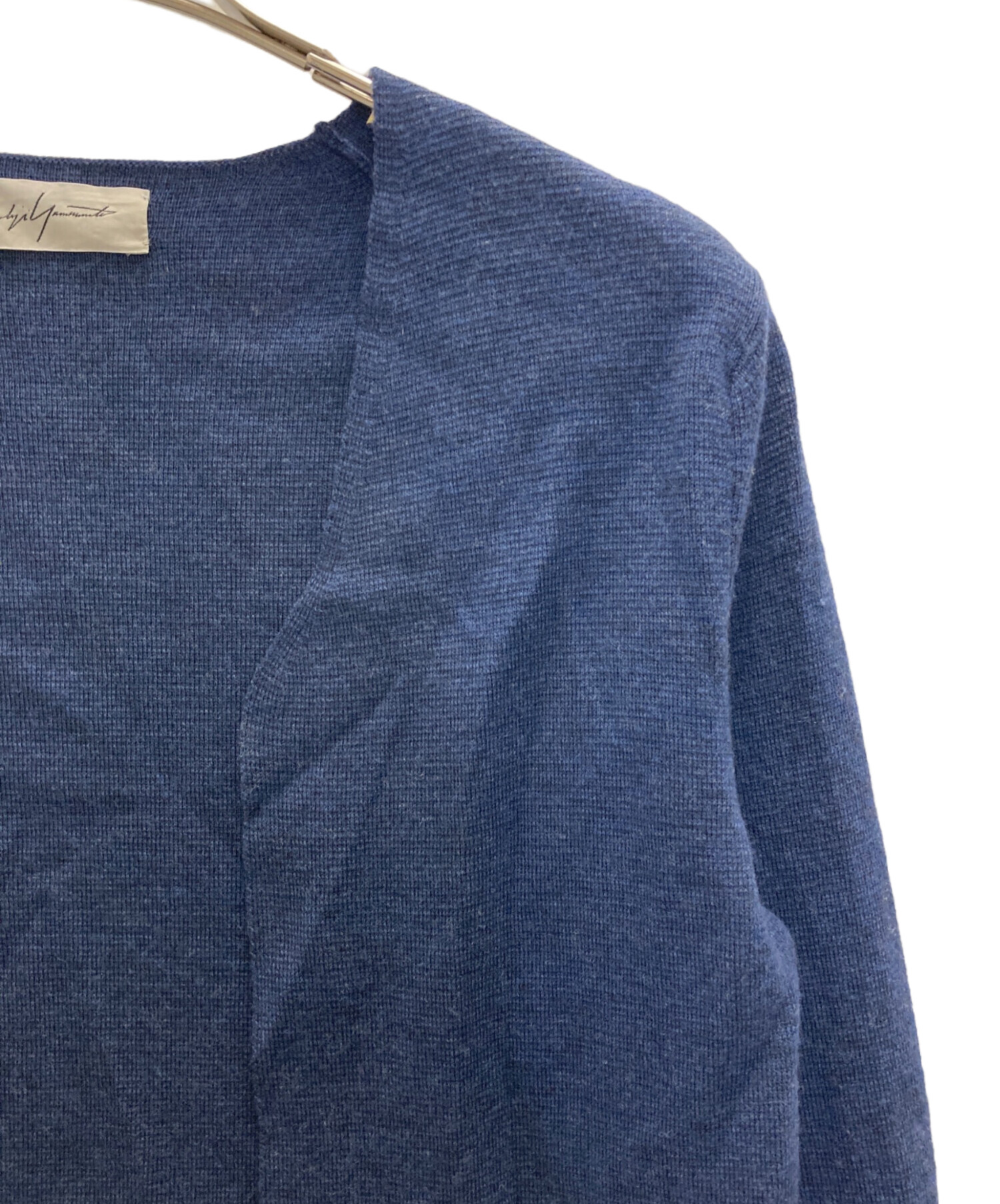 Yohji Yamamoto - yohjiyamamoto(ヨウジヤマモト) カーディガン サイズ2 M レディース - ネイビー×パープル ジップアップ 中古・古着通販】YOHJI YAMAMOTO (ヨウジヤマモト) トッパー