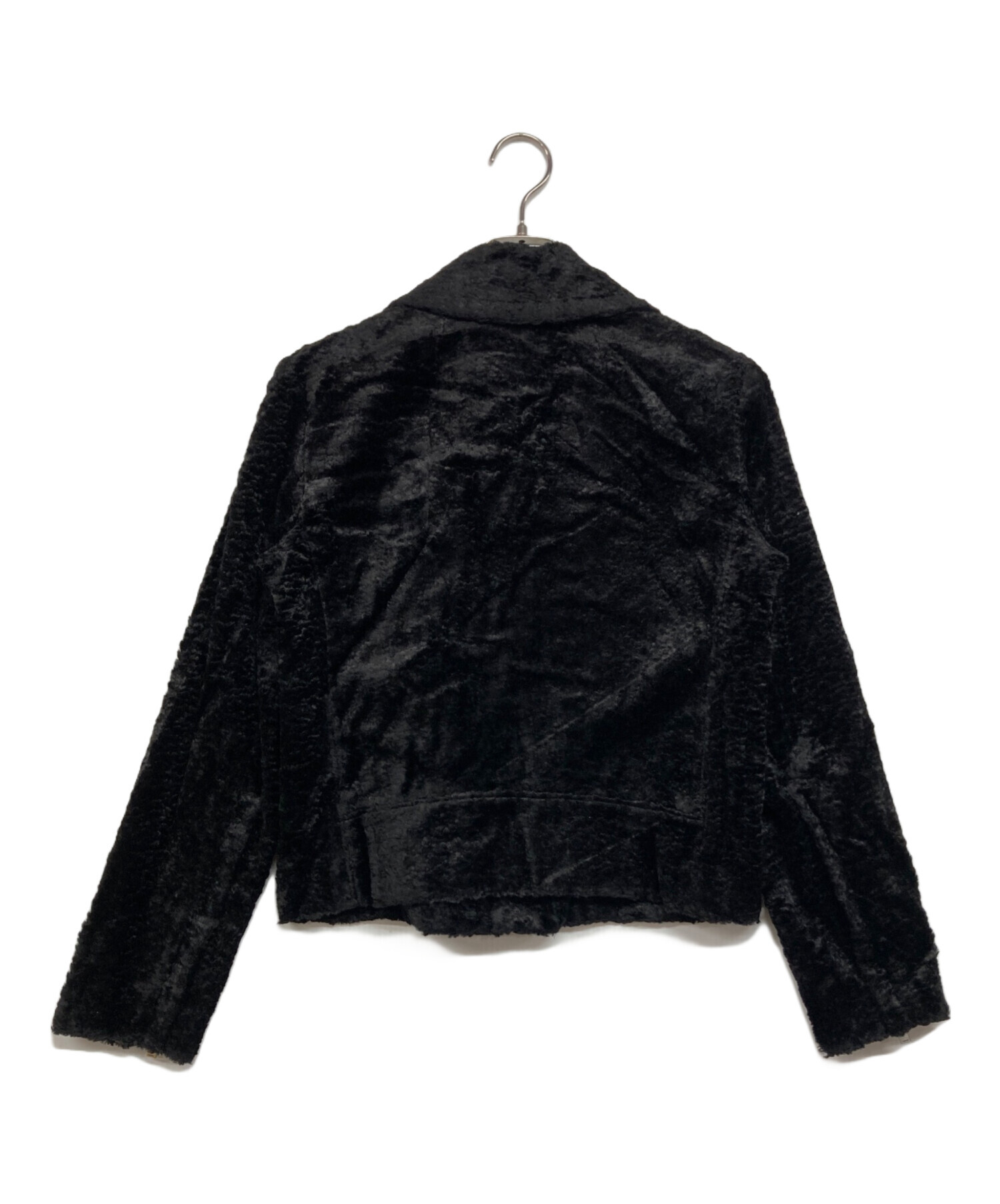 中古・古着通販】theory (セオリー) ベルベットライダースジャケット