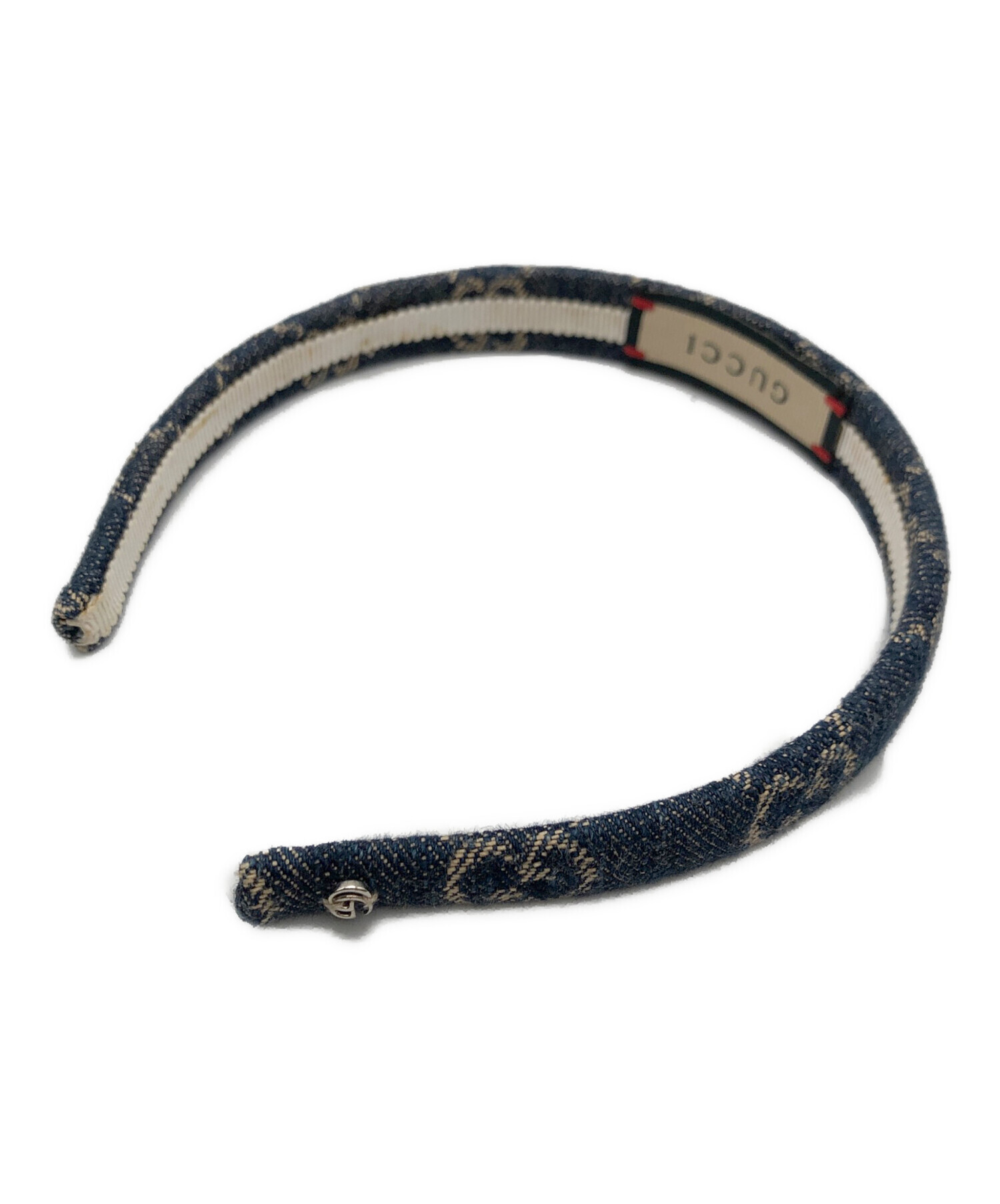 GUCCI デニム ヘアバンド ネイビー 【公式通販】