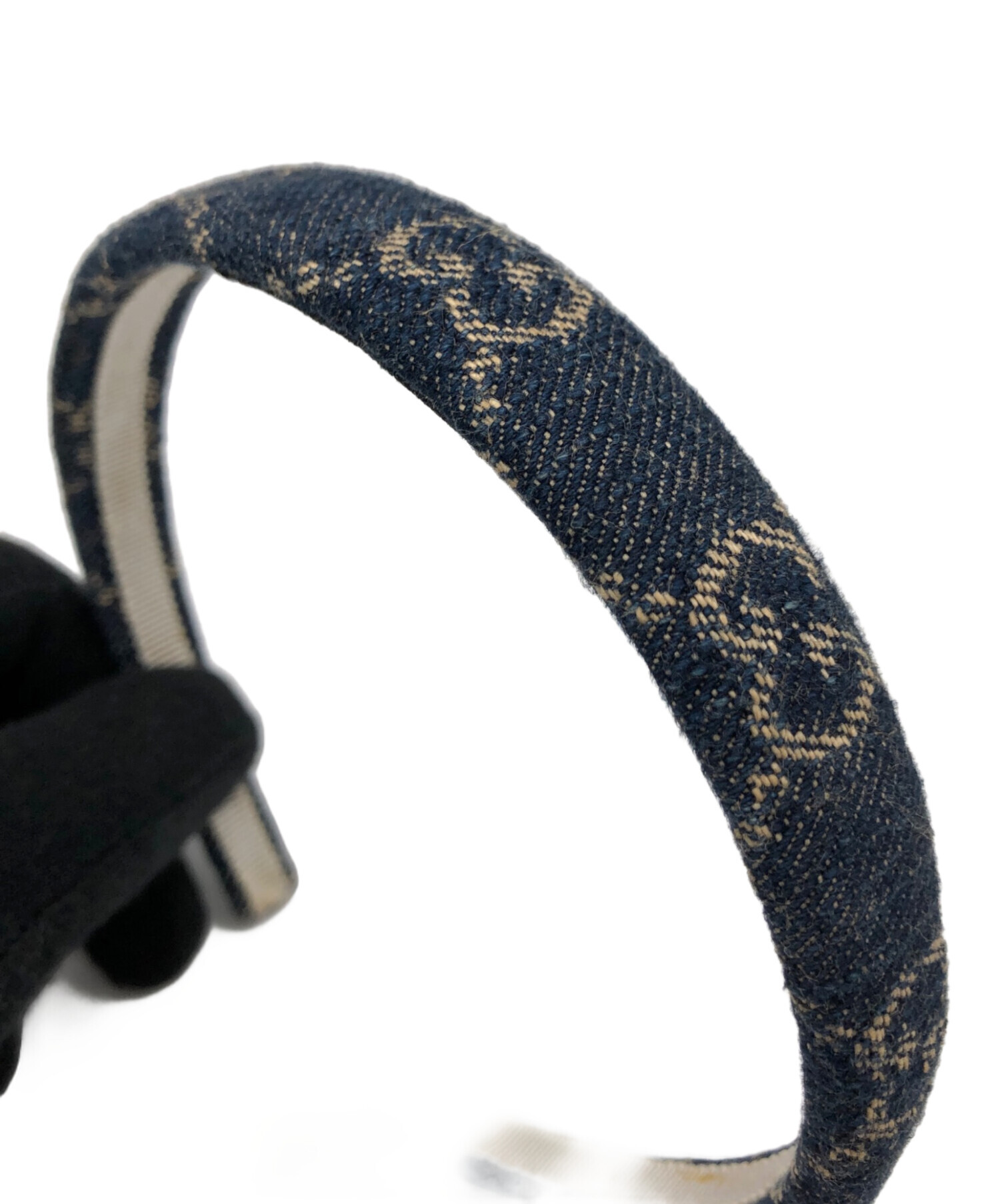 中古・古着通販】GUCCI (グッチ) エコウォッシュドデニムヘアバンド