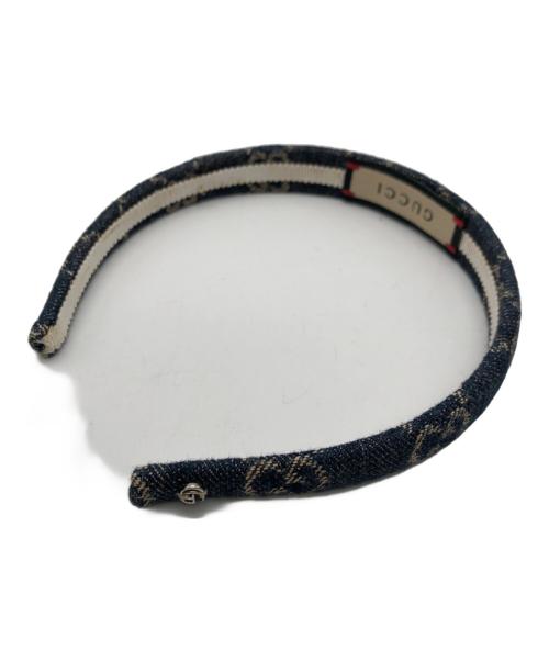 GUCCI　グッチ　ヘアバンド　新品未使用 中古・古着通販】GUCCI (グッチ) エコウォッシュドデニムヘアバンド