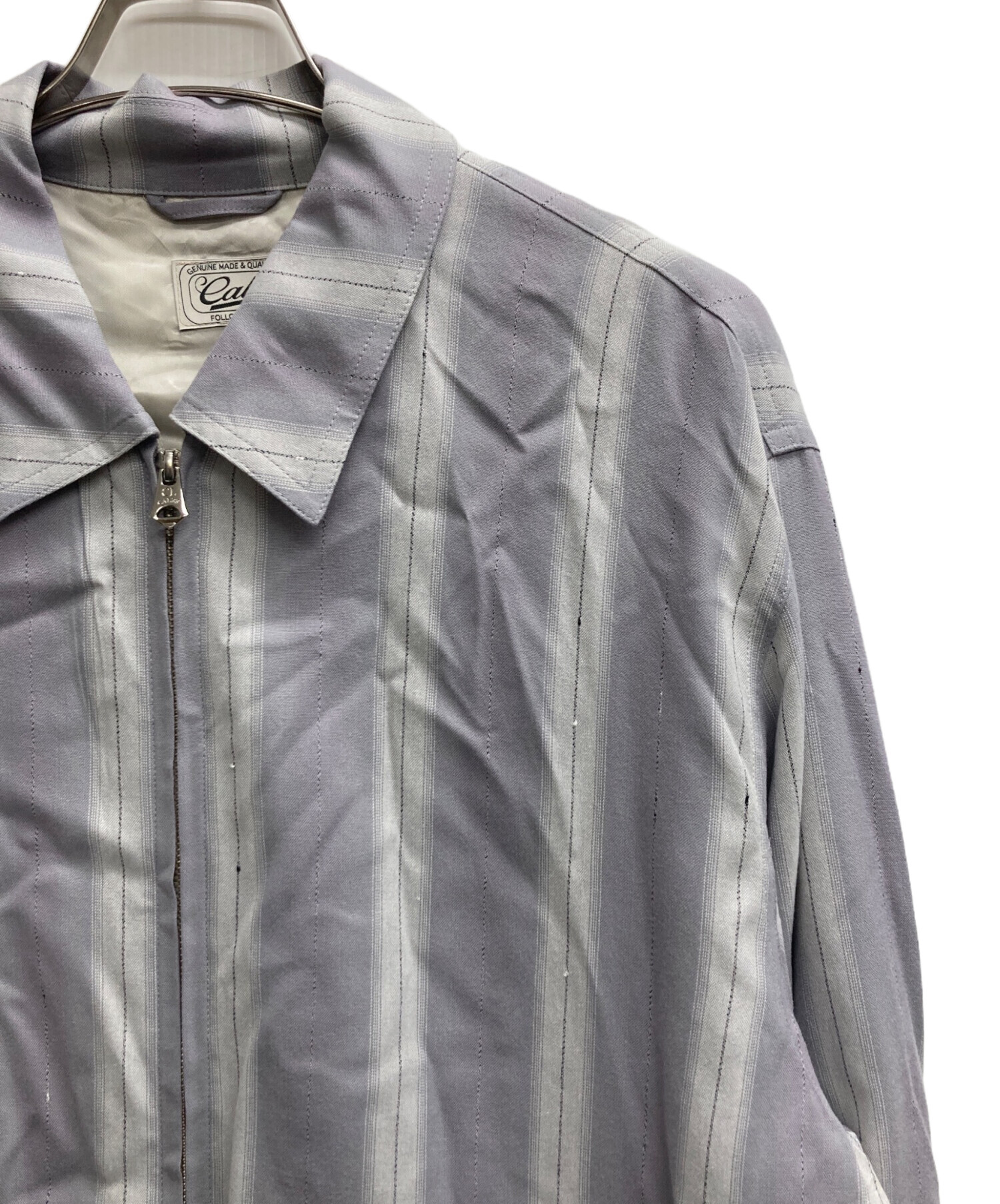 [サイズL] CALEE キャリー　スウィングトップ　ビンテージジャケット 中古・古着通販】CALEE (キャリー) VINTAGE TYPE OMBRE STRIPE SWING