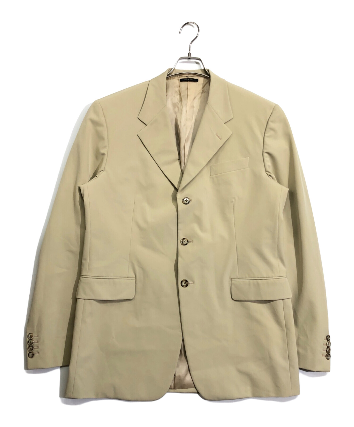 中古・古着通販】PRADA (プラダ) 3Bジャケット ベージュ サイズ:52