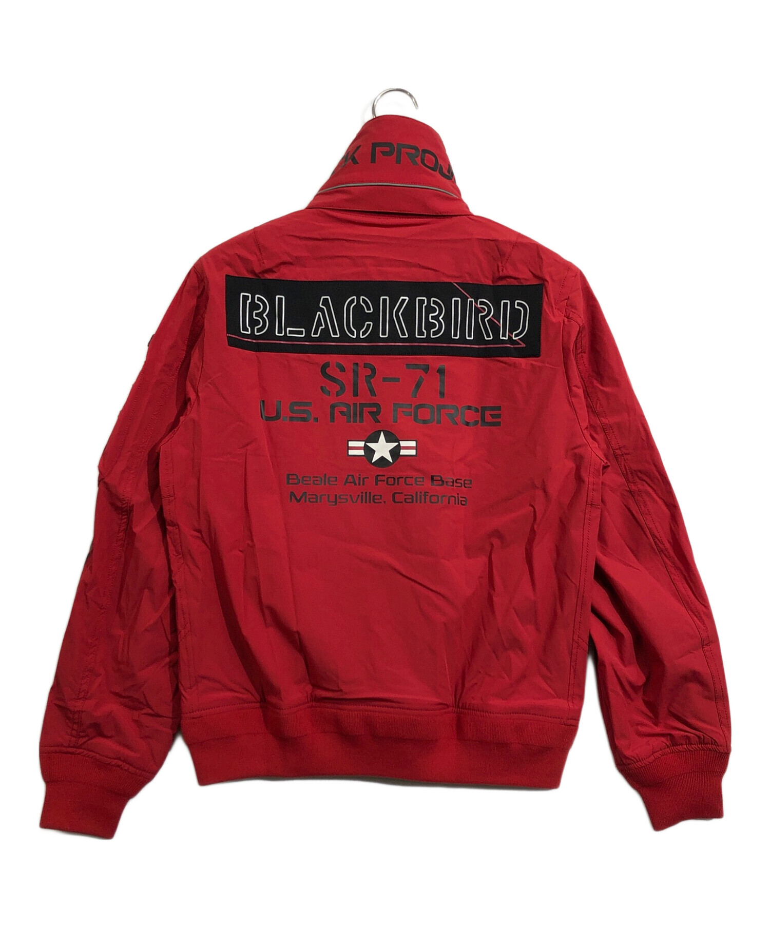 AVIREX BLACKBIRD ナイロンジャケット　Lサイズ AVIREX アヴィレックス BLACKBIRD STAND ZIP JKT