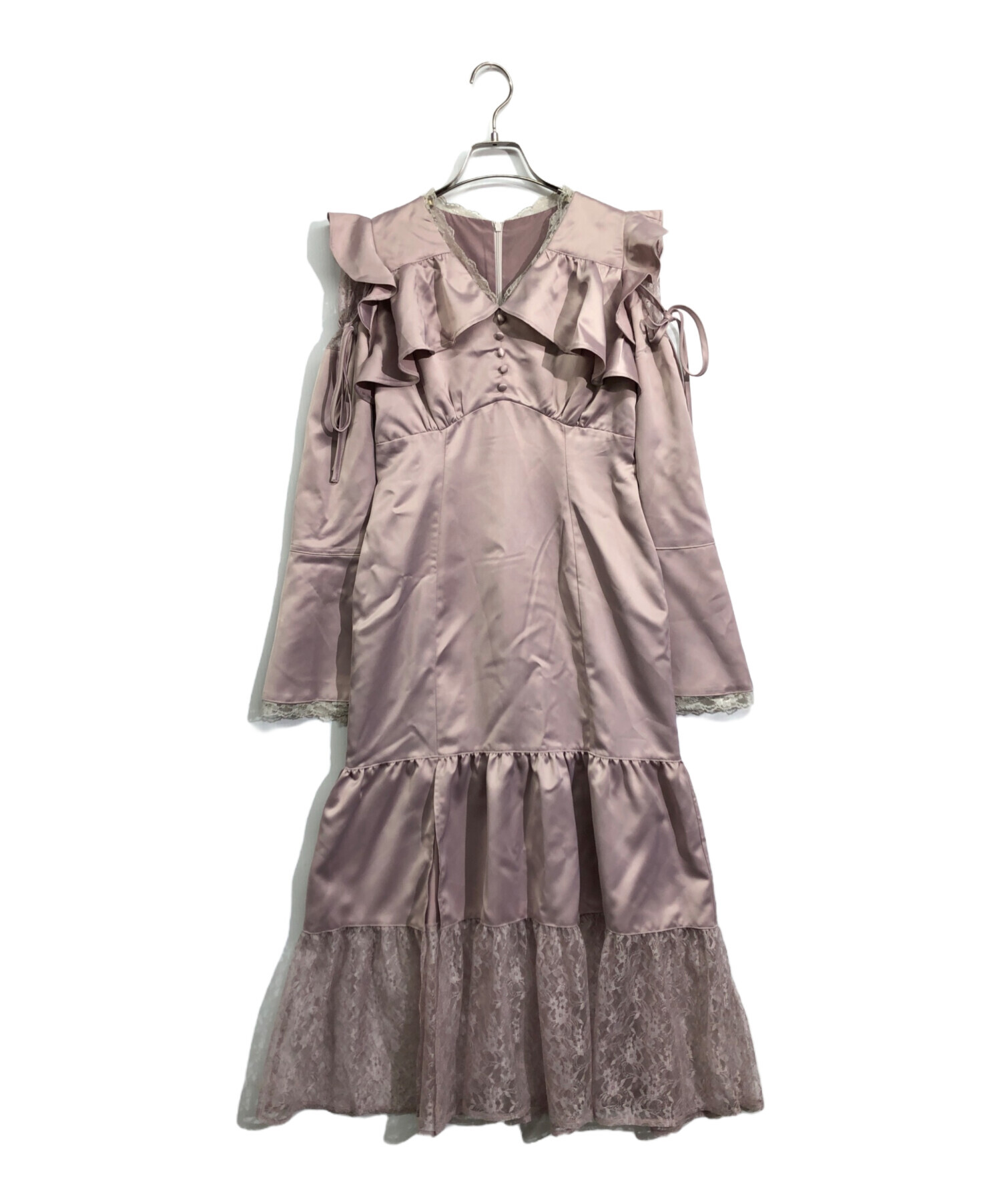 中古・古着通販】ROSE MUSE (ロゼミューズ) raffle slit lace 