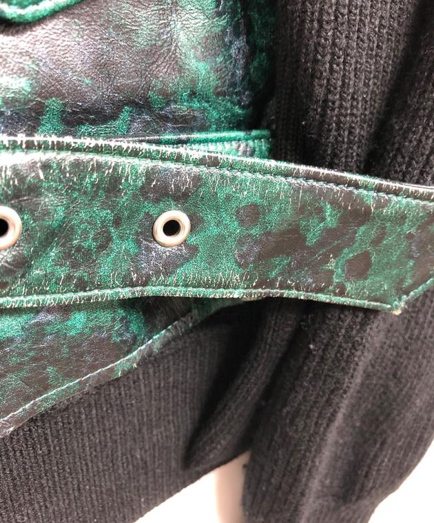 【美品】TOGA ARCHIVES フォックスファー/レザー切り替えライダース 中古・古着通販】TOGA ARCHIVES (トーガアーカイブス