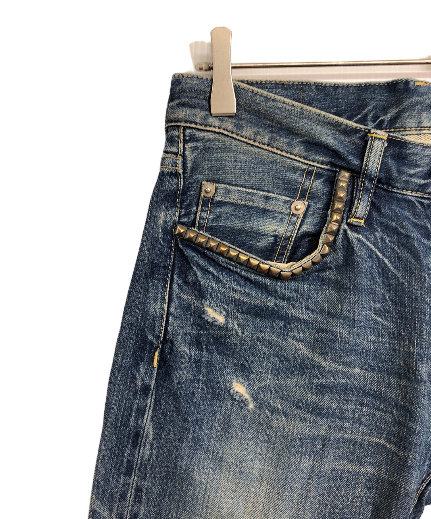 HYSTERIC GLAMOUR ダメージデニム W29 中古・古着通販】Hysteric Glamour (ヒステリックグラマー) ダメージ