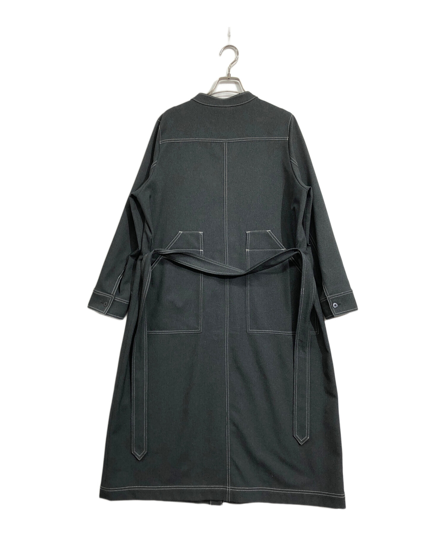 ひろこ シアーラインリブアクセントワンピース /日本製/洗える （ロング