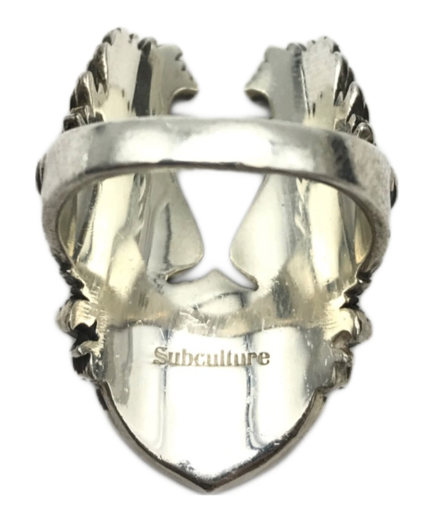 Subculture シルバーリング　18号 中古・古着通販】Subculture (サブカルチャー) ツインイーグル リング