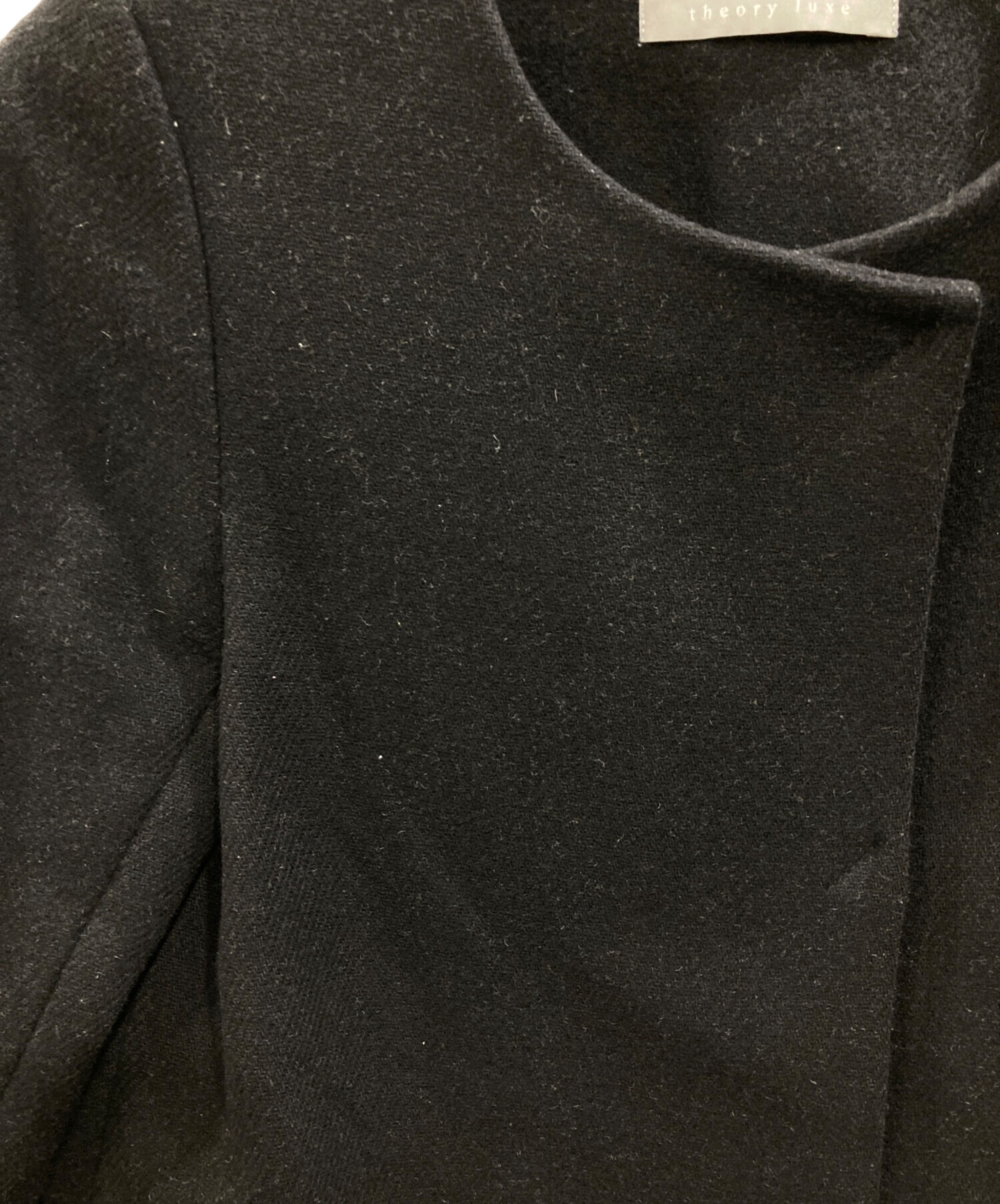 中古・古着通販】theory luxe (セオリーリュクス) ノーカラーコート