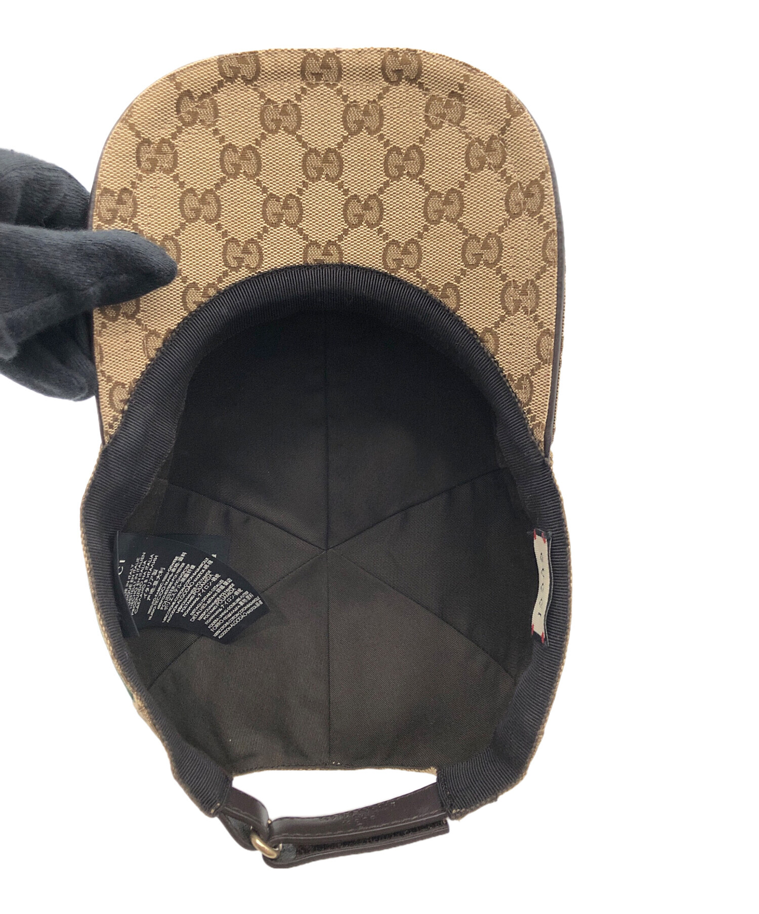 中古・古着通販】GUCCI (グッチ) GGキャンバス ベースボールキャップ