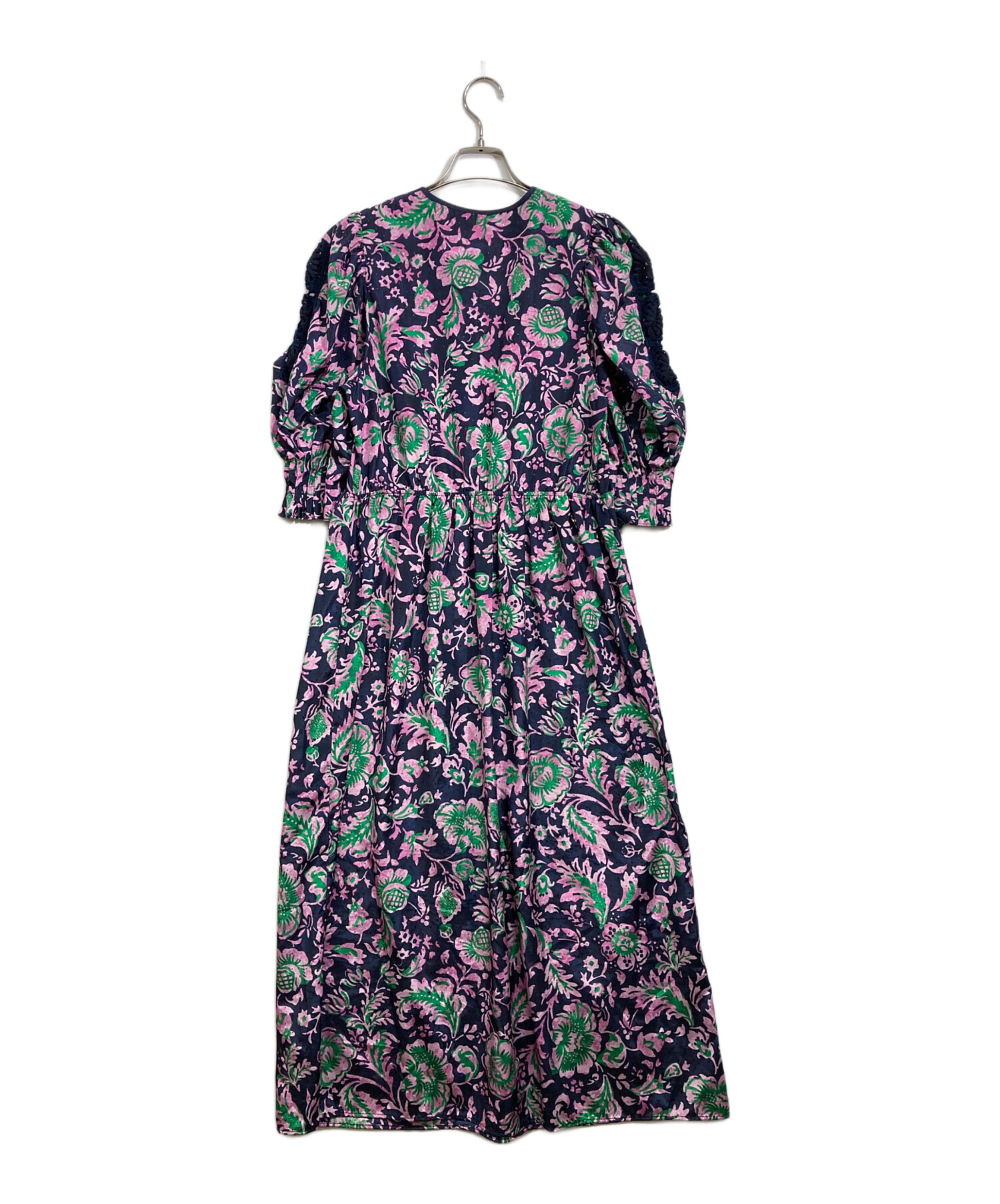 新品　ミュベール　muveil ワンピース MUVEIL(ミュベール)｜ラメストライプワンピース/ブラック の通販