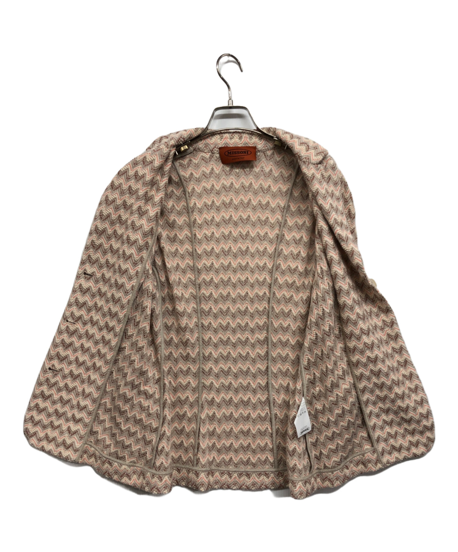 中古・古着通販】MISSONI (ミッソーニ) テーラードジャケット オレンジ 
